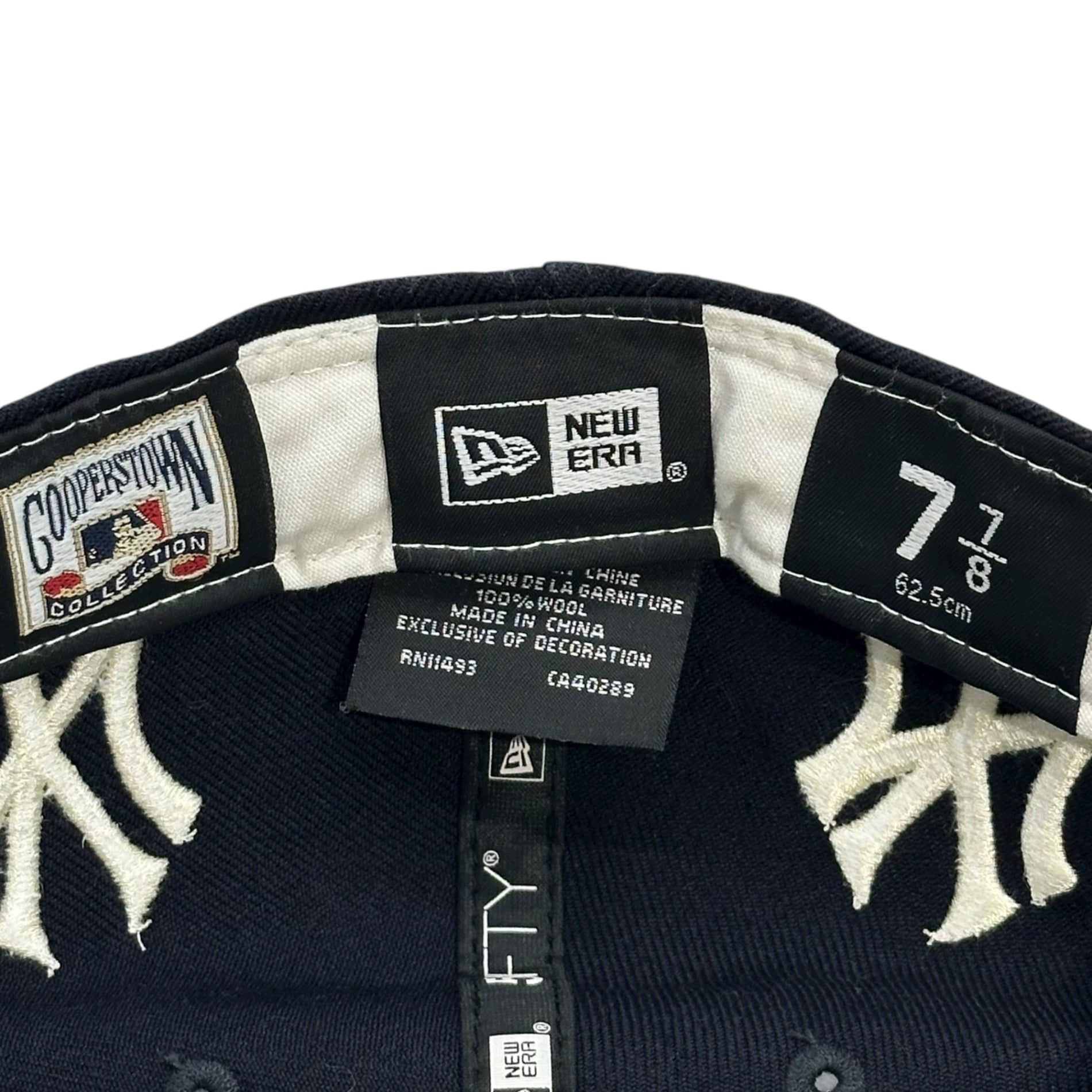 NEW ERA(ニューエラ) 59FIFTY New York Yankees LOGO TIMELINE ニューヨーク ヤンキース ロゴ 歴代 ベースボール キャップ 7 7/8(62.5cm) ネイビー 海外限定モデル