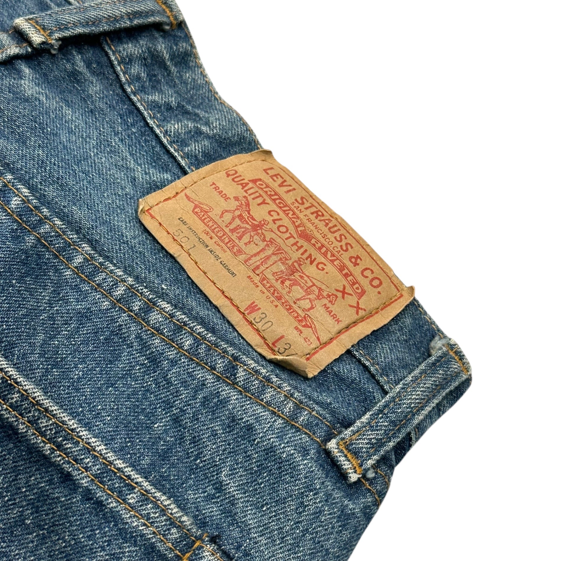Levi's(リーバイス) 1976's 501 Early 66 Model Vintage Denim Pants 66前期 ヴィンテージ デニム パンツ W30 W34 インディゴ 1976年製造 ヴィンテージ 70年代 70's ボタン裏6刻印