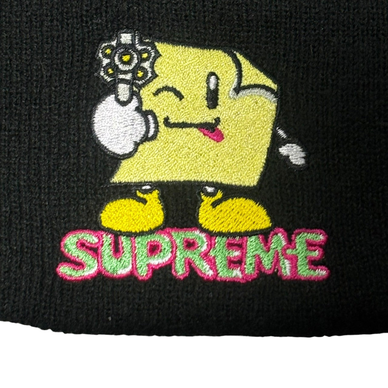 SUPREME(シュプリーム) 22SS Sticky Note Beanie スティッキー ノート ビーニー ブラック ニット帽