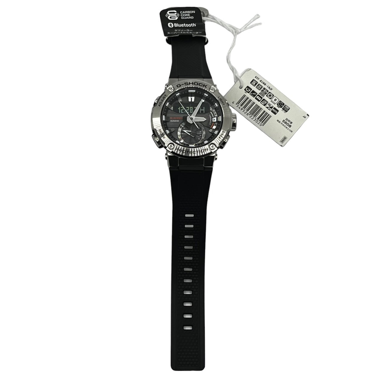 CASIO(カシオ) G-STEEL/ソーラーデジタルウォッチ/腕時計 GST-B200-1AJF メタル/ブラック ソーラー、Bluetooth