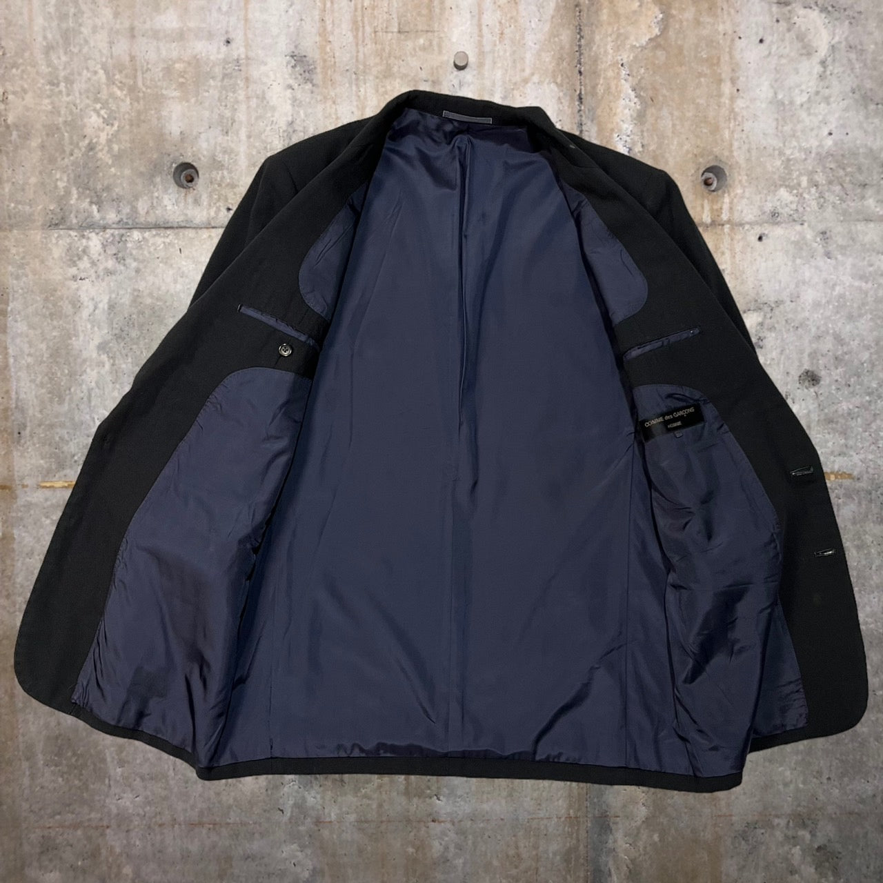 COMME des GARCONS HOMME(コムデギャルソンオム) 80'sウールセットアップ HS-08014L L ブラック
