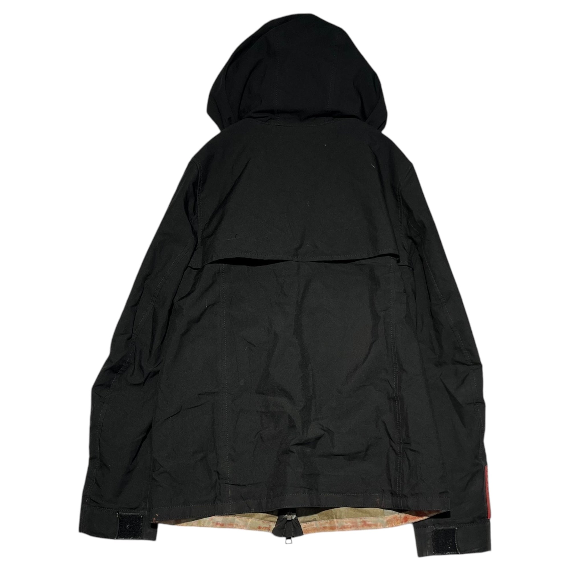PRADA SPORT(プラダスポーツ) 00's GORE-TEX hooded nylon jacket フーデット ナイロン ジャケット 38(M程度) ブラック Y2K マウンテンパーカー