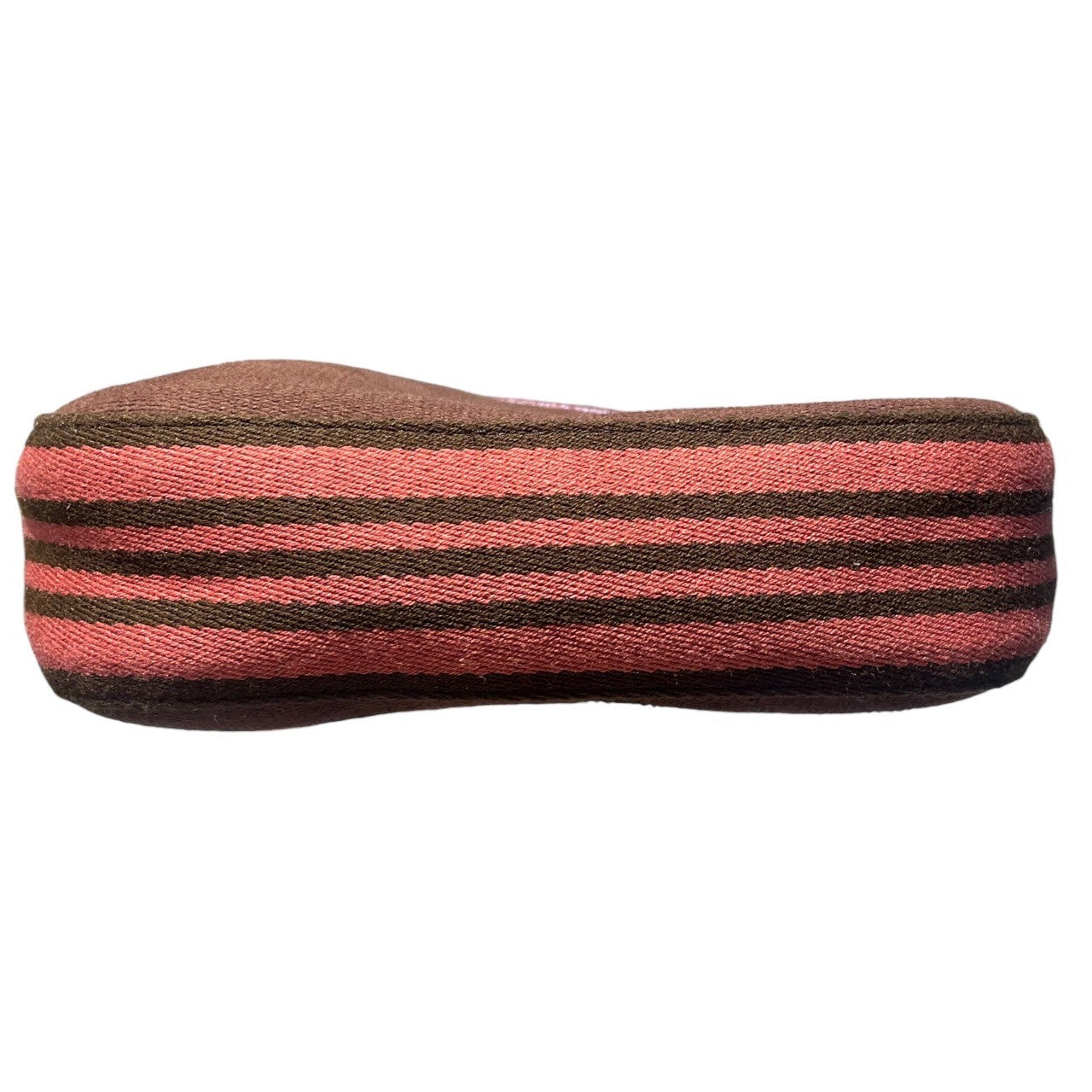 BURBERRY BLUE LABEL(バーバリーブルーレーベル) One point logo canvas shoulder bag ワンポイント ロゴ キャンバス ショルダー バッグ ZA446-811-50 ブラウン×ピンク ホース