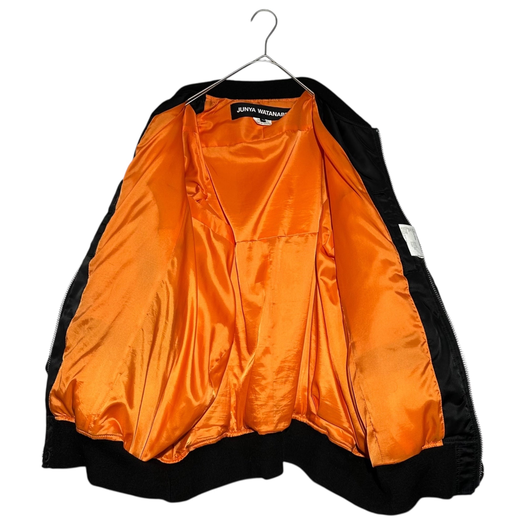 JUNYA WATANABE(ジュンヤワタナベ) 23AW Oversized MA-1 Bomber Blouson オーバーサイズ MA1 ボンバー ブルゾン JL-J037 XS ブラック AD2023