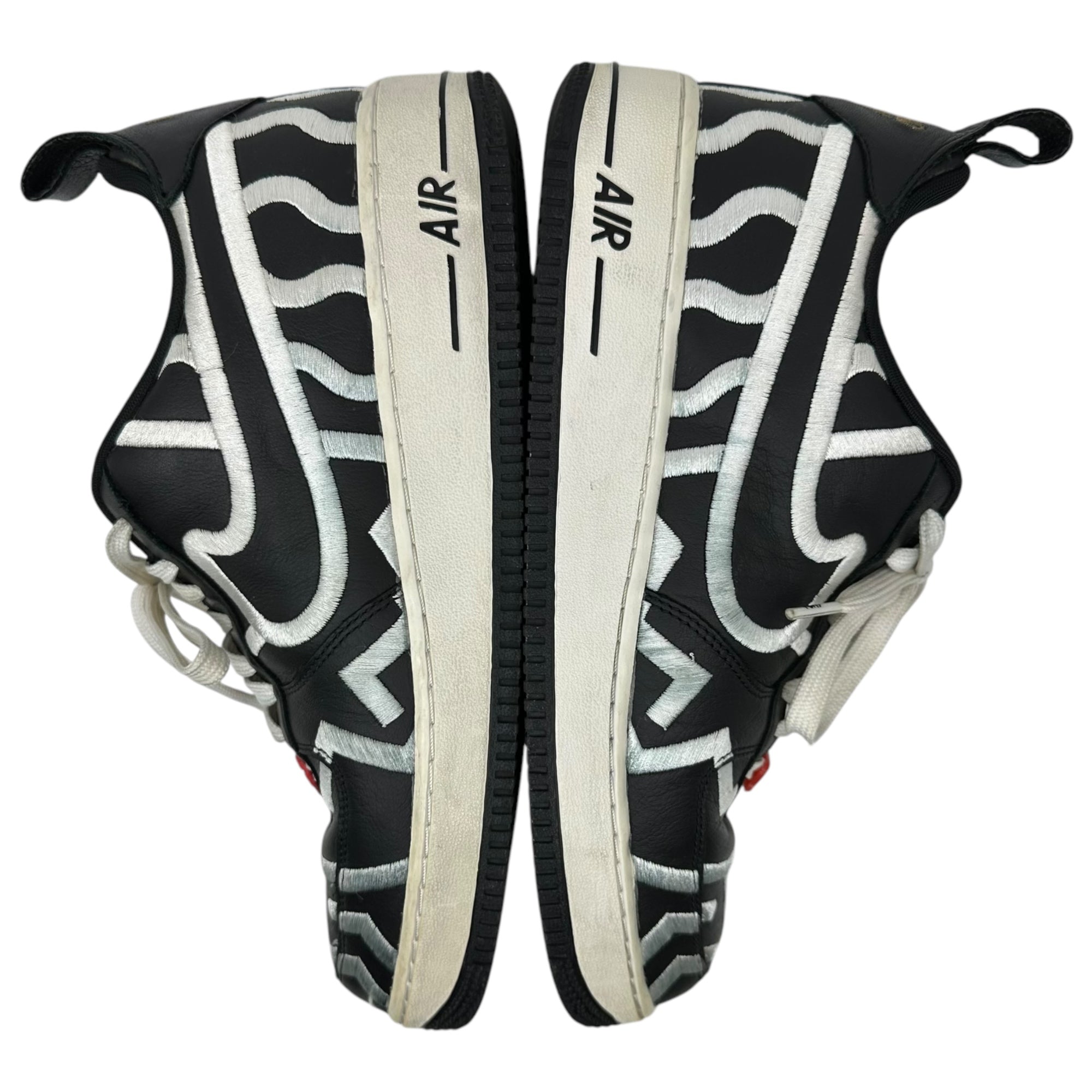 NIKE(ナイキ) ×KARABO POPPY BY YOU AIR FORCE 1 LOW カラボ ポピー エアフォース1 CT1975-992 27.5cm ブラック NIKE By You ID ローカット スニーカー