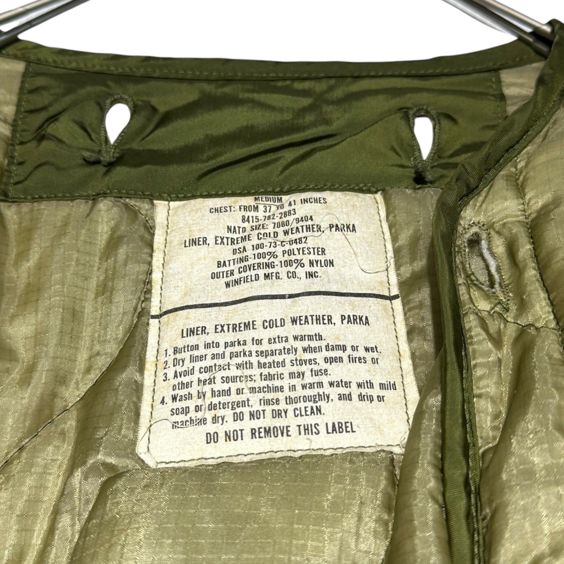 US ARMY(アメリカ軍) 50's Vintage Fishtail Mod Coat Field Parka 50年代 ヴィンテージ フィッシュ テール モッズ コート フィールド パーカー 55-P-4982-10 L セージグリーン ライナー、ファーフード後付け 本体50年代