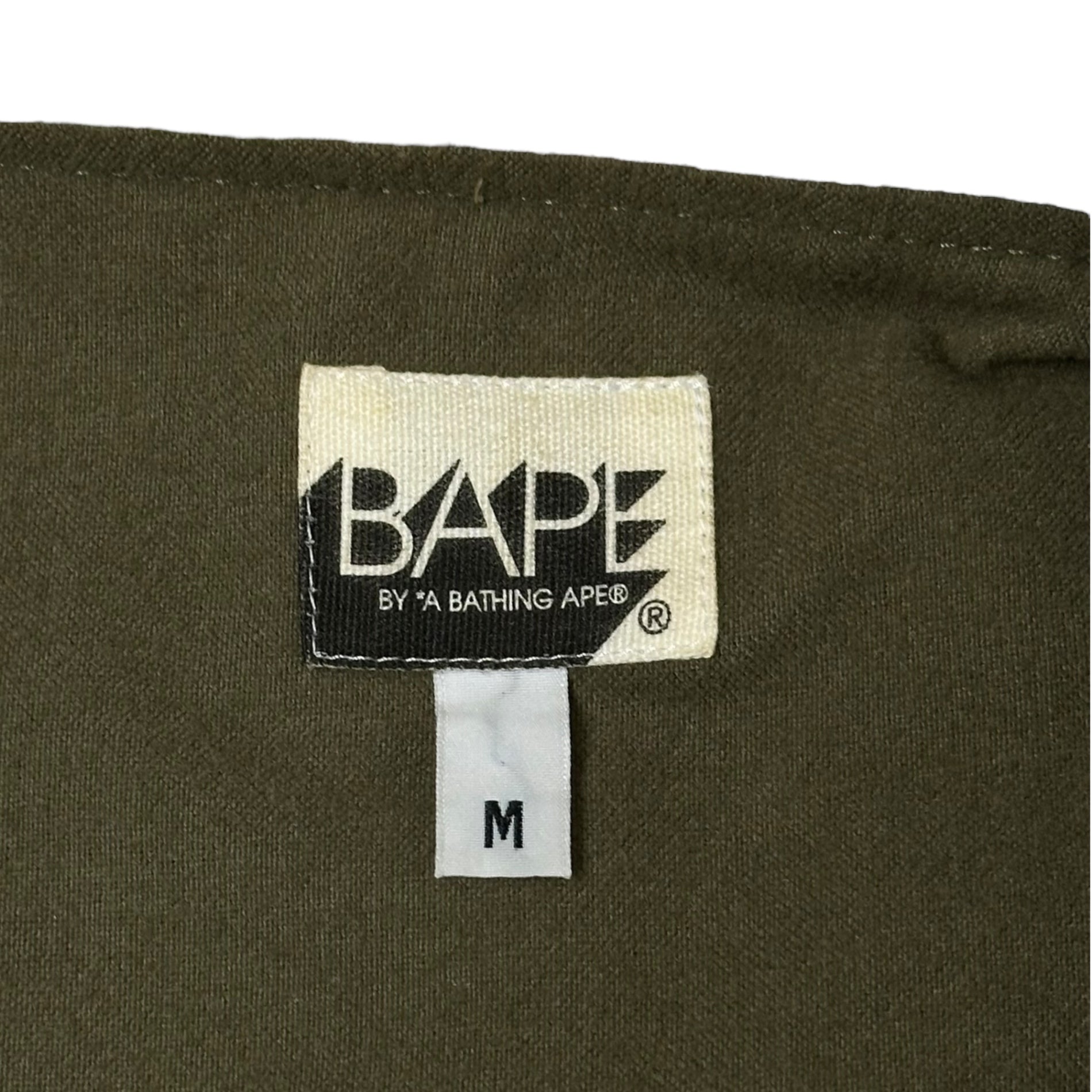 BAPE BY A BATHING APE(ベイプ バイ アベイシングエイプ) ×KAWS 1st camo Nylon Coach Jacket カウズ コラボ ファーストカモ ナイロン コーチ ジャケット M グリーン