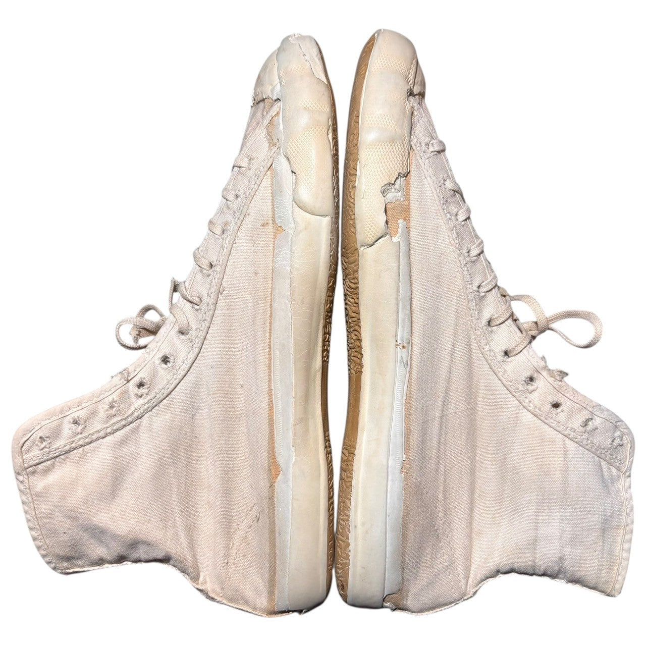 CONVERSE(コンバース) 50's USA made CHUCK TAYLOR ''Wrestling shoe'' チャック テイラー ウエイト リフティング シューズ 10(28cm程度) アイボリー 50年代 ヴィンテージ ハイカット スニーカー ボロ
