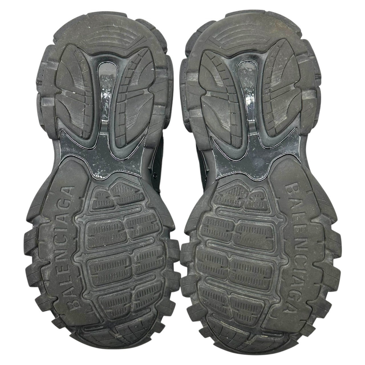 BALENCIAGA(バレンシアガ) Track Destroyed Canvas デストロイ キャンバス トラック スニーカー 542023 29cm ブラック 箱付