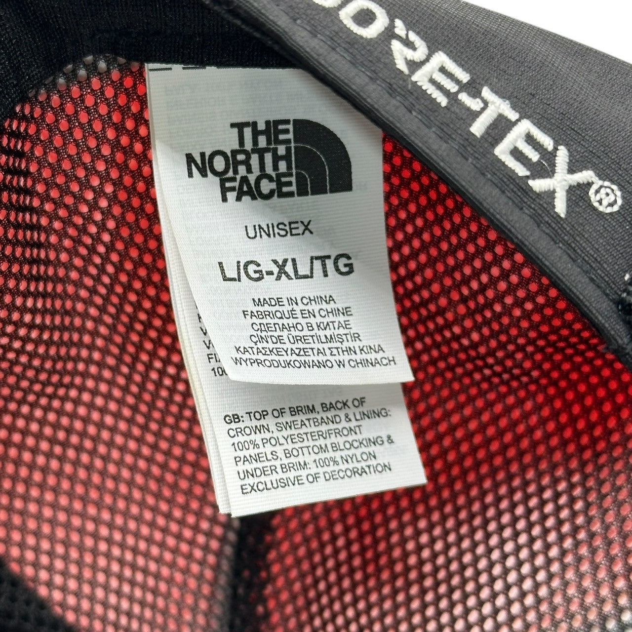 THE NORTH FACE(ノースフェイス) GORE-TEX Mountain Ball Cap ゴアテックス マウンテン ボール キャップ NF0A3FFJ L/G-XL オレンジ×ブラック 帽子