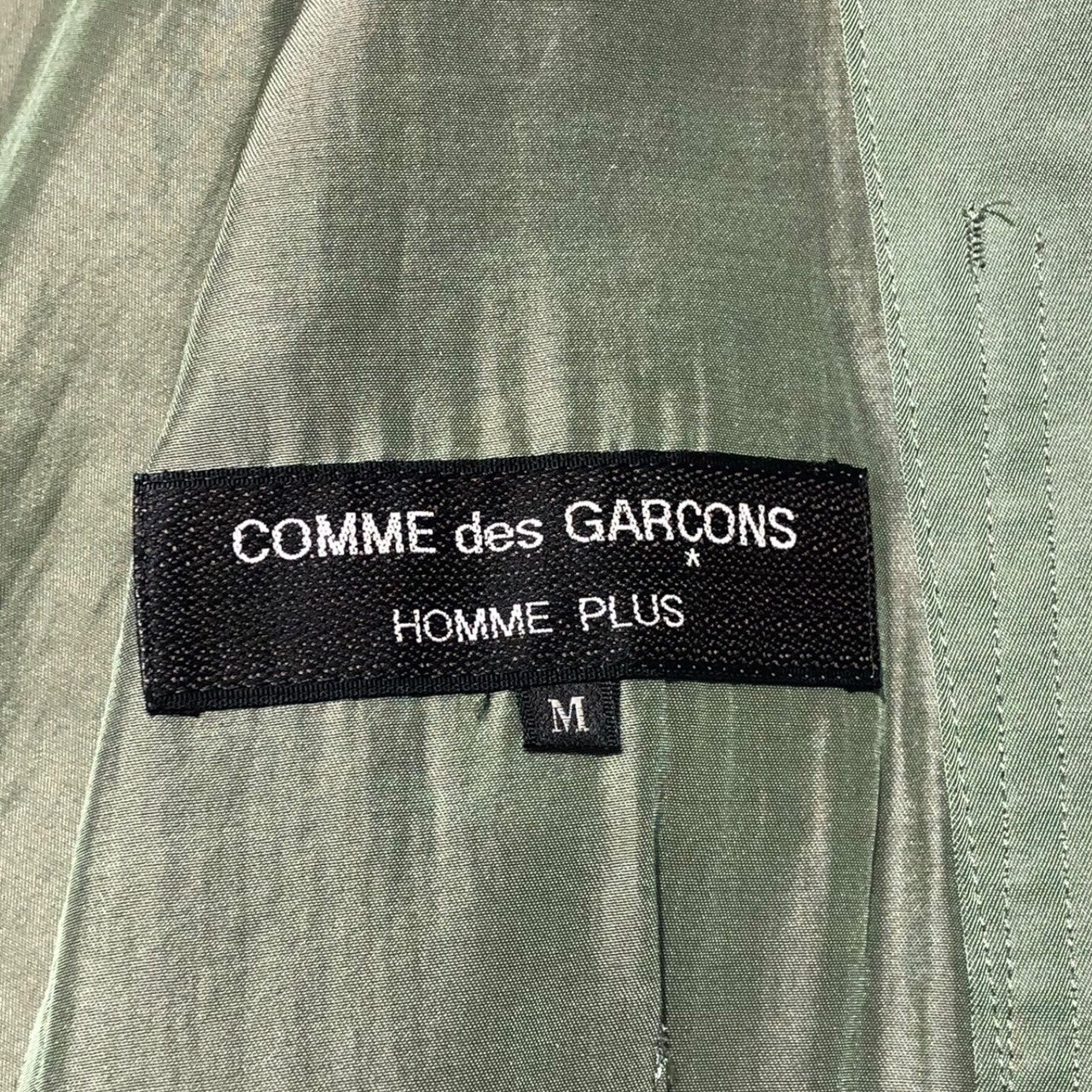 92SS エスニック期 Ethnic all silk pocket 3B jacket エスニック オール シルク ポケット 3B ジャケット PJ-110630 M カーキ AD1991 コレクションランウウェイ着用モデル