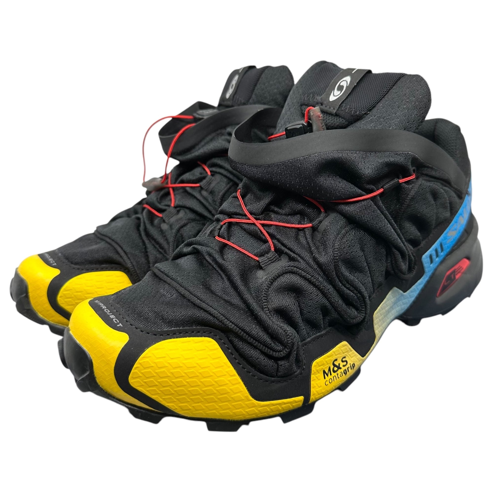 SALOMON × Y/PROJECT(サロモン × ワイプロジェクト) SPEEDCROSS 3 スピード クロス ローカット スニーカー 476423 29.0cm ブラック×イエロー×ブルー 箱付