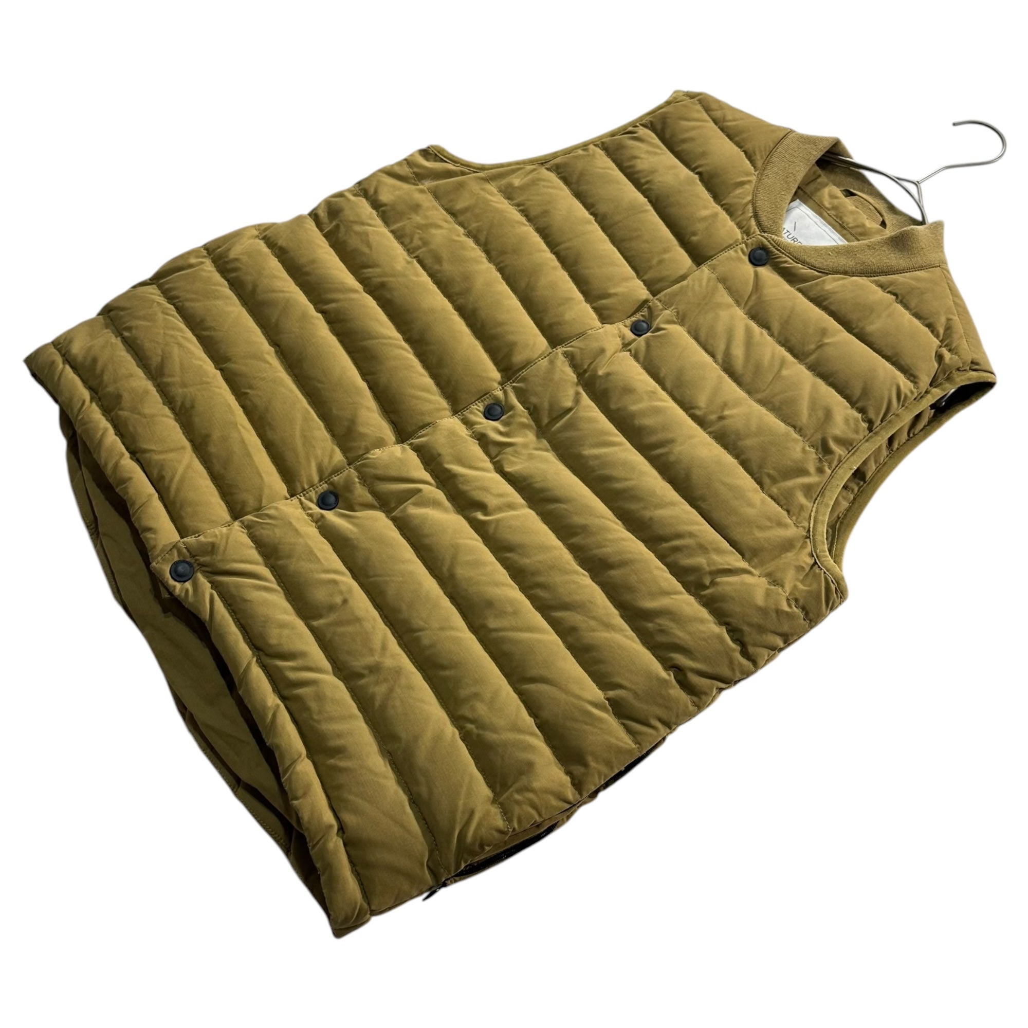 SATURDAYS SURF NYC(サタデーズサーフ) Quilted Down Vest キルティング ダウン ベスト BBJ-6500-B S マスタード