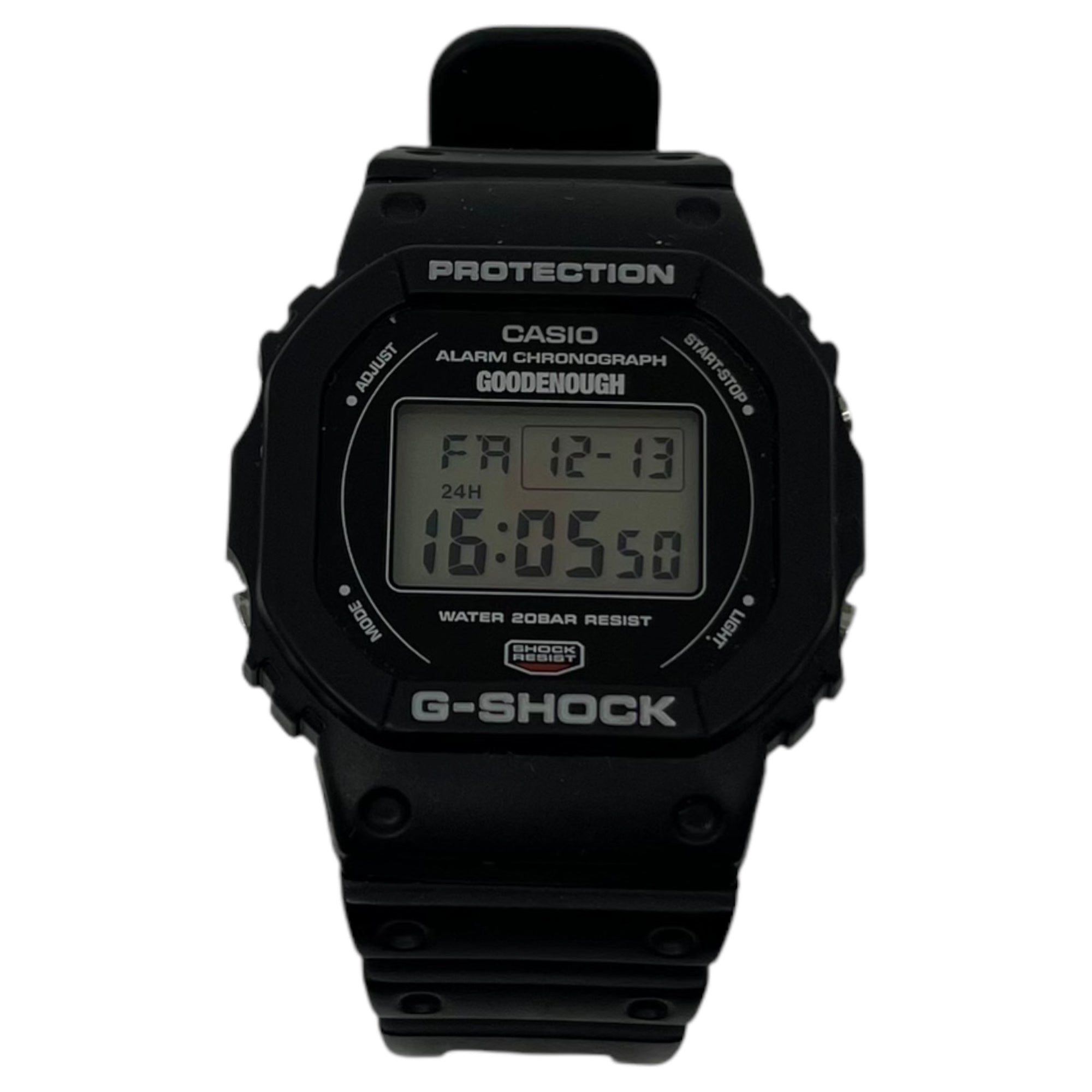 CASIO G-SHOCK × GOODENOUGH(カシオ ジーショック × グッドイナフ) 時しらず 7th anniversary model watch 7周年 記念 モデル 腕時計 DW-5600VT ブラック