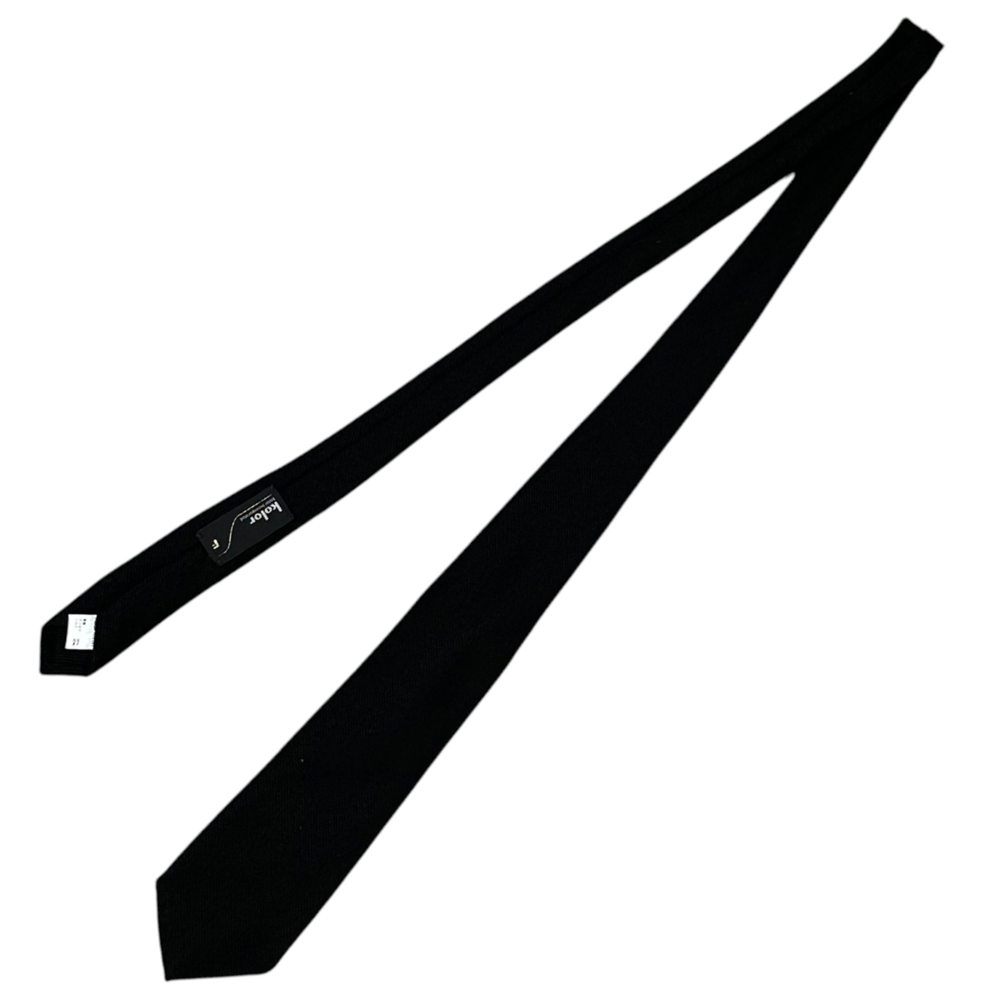 kolor(カラー) 10AW Wool cashmere tie ウール カシミヤ ネクタイ 10WCM-A07111 ブラック
