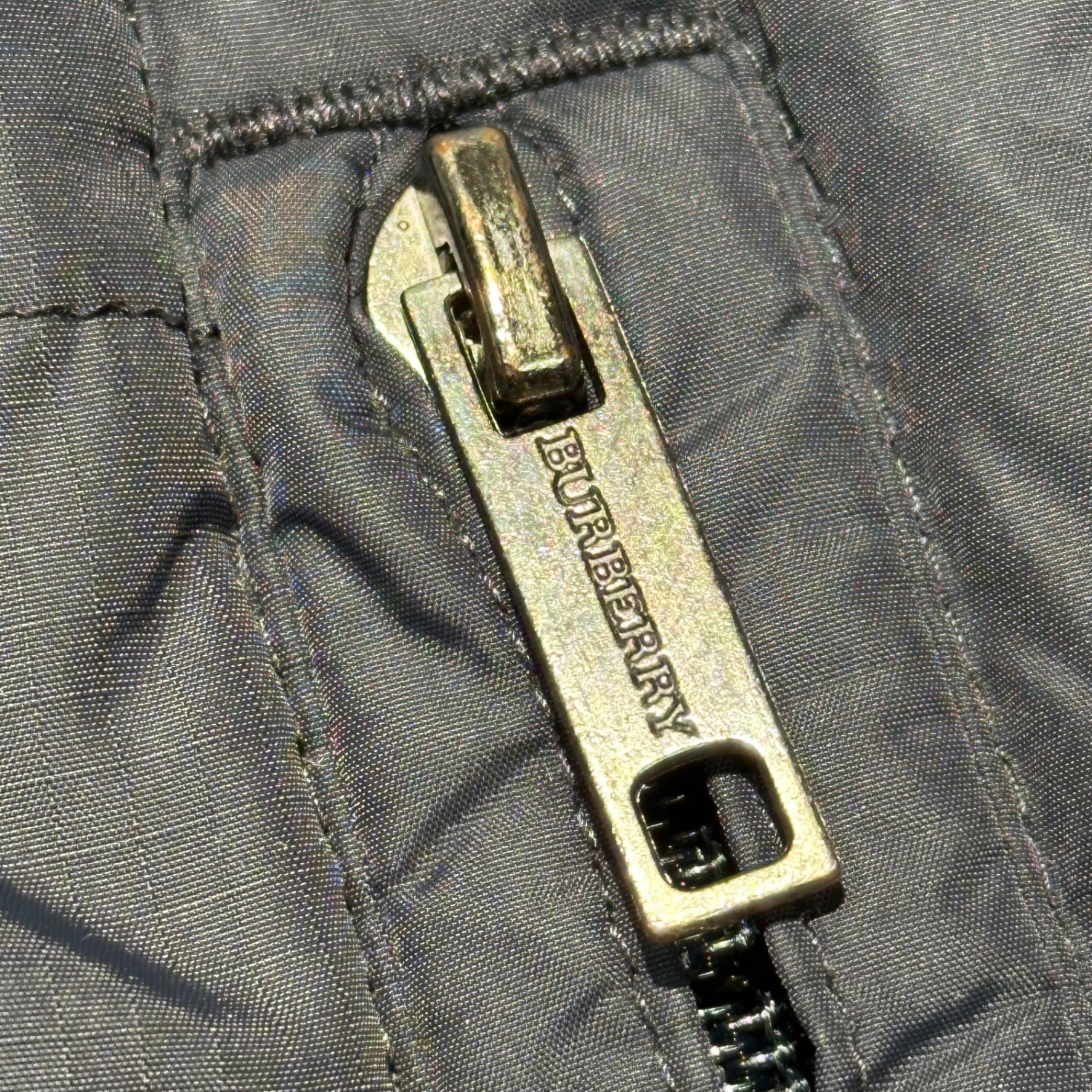 BURBERRY LONDON(バーバリーロンドン) 07AW Nova Check Lining Down Jacket ノヴァチェック ライニング ダウン ジャケット L ブラック LENNON