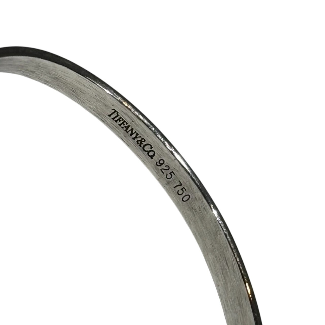 TIFFANY & CO.(ティファニー) Silver & Gold Hook & Eye Combination Bangle シルバー ゴールド フック & アイ コンビ バングル シルバー×ゴールド