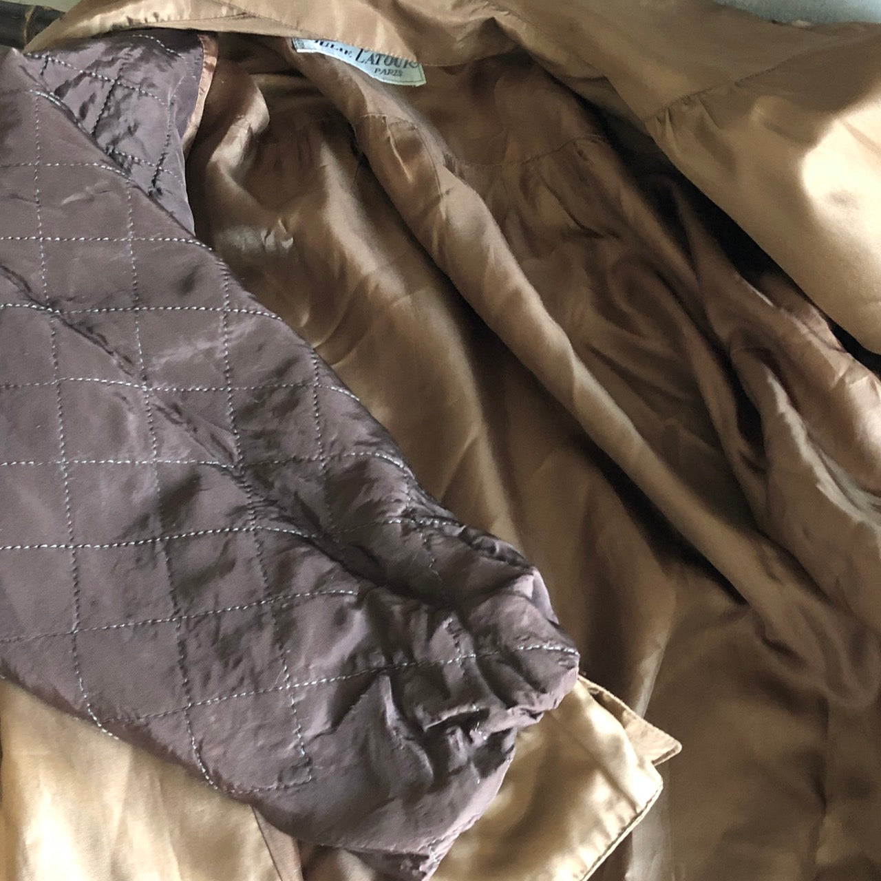 Euro Vintage(ヨーロッパヴィンテージ) Dandy_トレンチコート 表記なし(Mサイズ程度) ブラウン