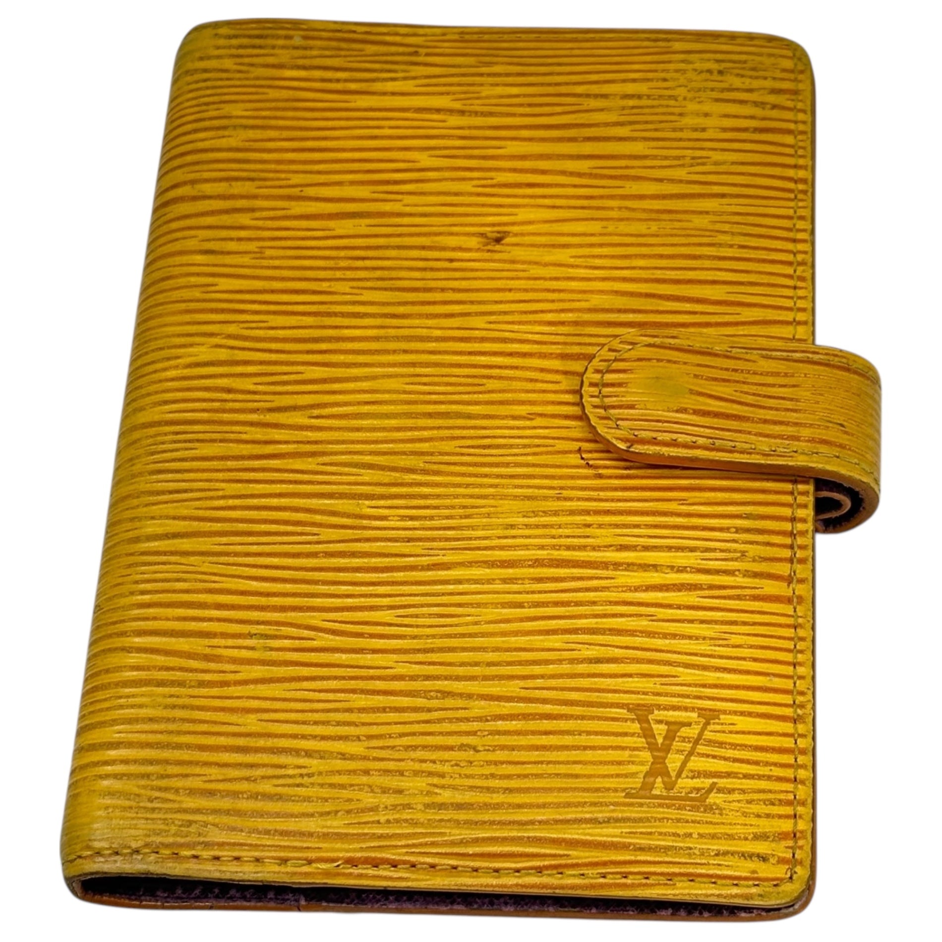 LOUIS VUITTON(ルイヴィトン) 96's アジェンダPM 手帳カバー 96年製 型番:R20059 イエロー 製造番号:CA1906