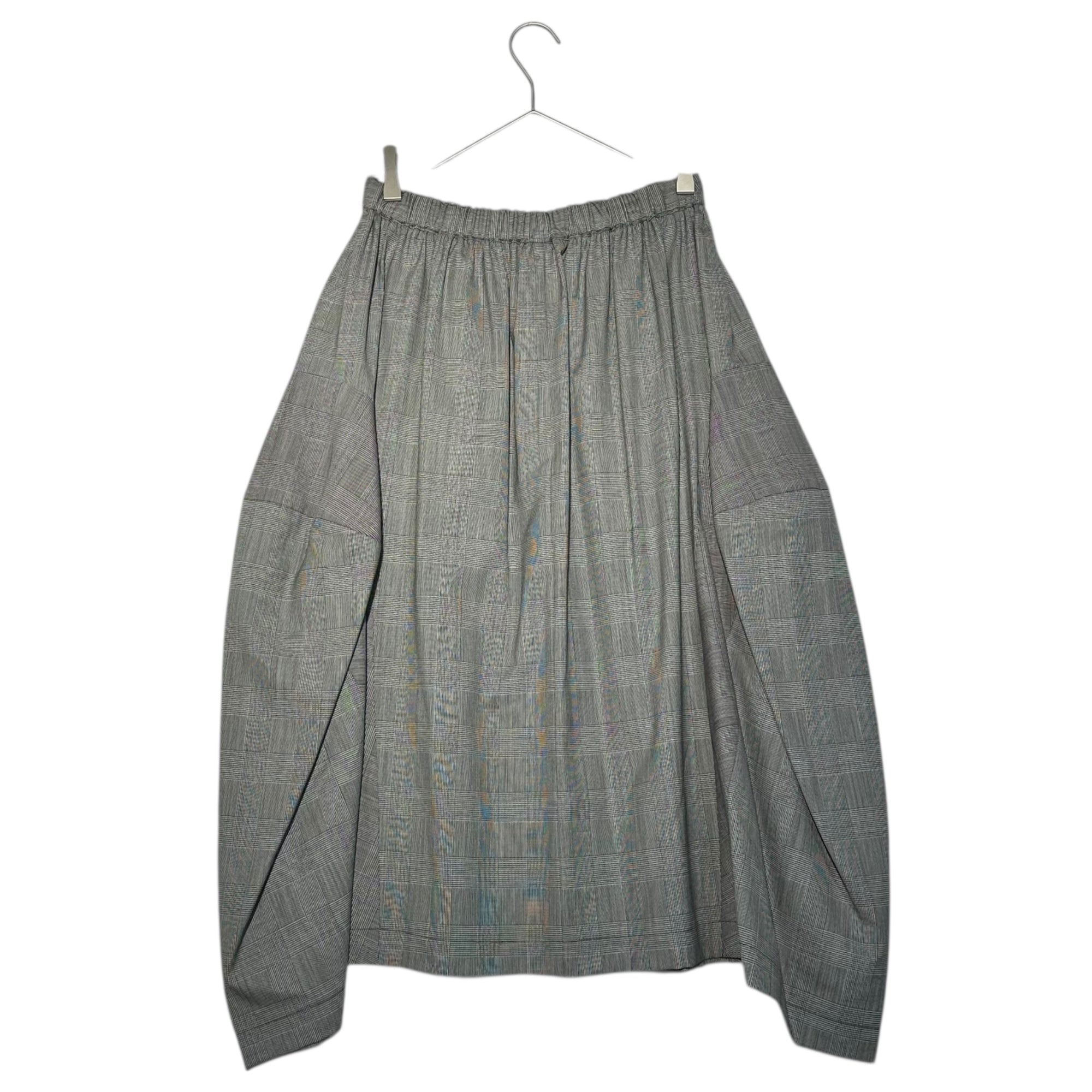 COMME des GARCONS COMME des GARCONS(コムデギャルソンコムデギャルソン) 19SS Glen Check Balloon Silhouette Skirt グレンチェック バルーン シルエット スカート RC-S014 S グレー AD2018