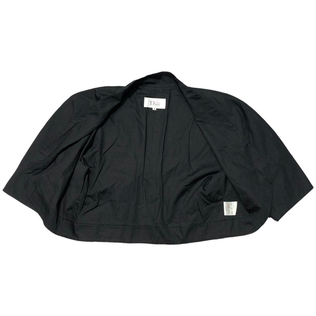 MISS DIOR(ミスディオール) 90’s アンサンブルワンピース/デザインボタンショートジャケット M ブラック