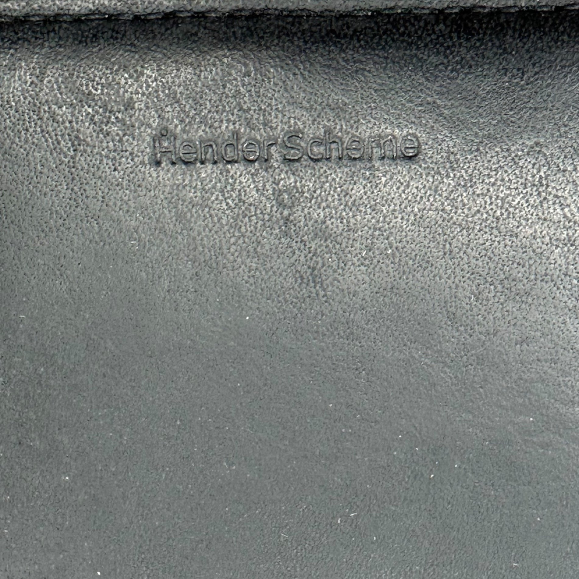 Hender Scheme(エンダースキーマ) Round zip leather compact wallet ラウンドジップ レザー コンパクト ウォレット 財布 ブラック