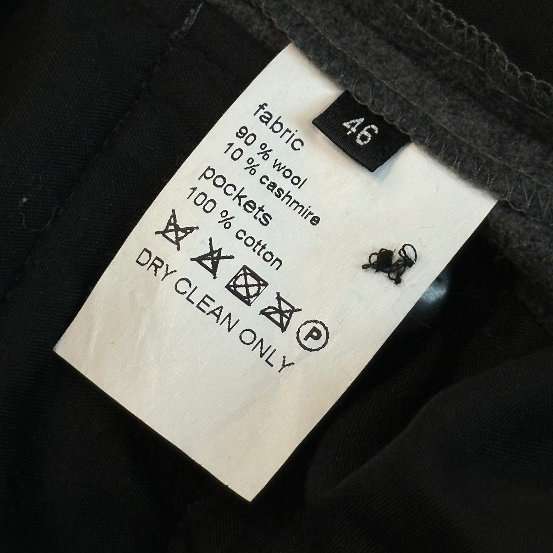 KRIS VAN ASSCHE(クリスヴァンアッシュ) Center-Seam Piping Wool Slacks センターライン パイピング ウール スラックス 46 グレー