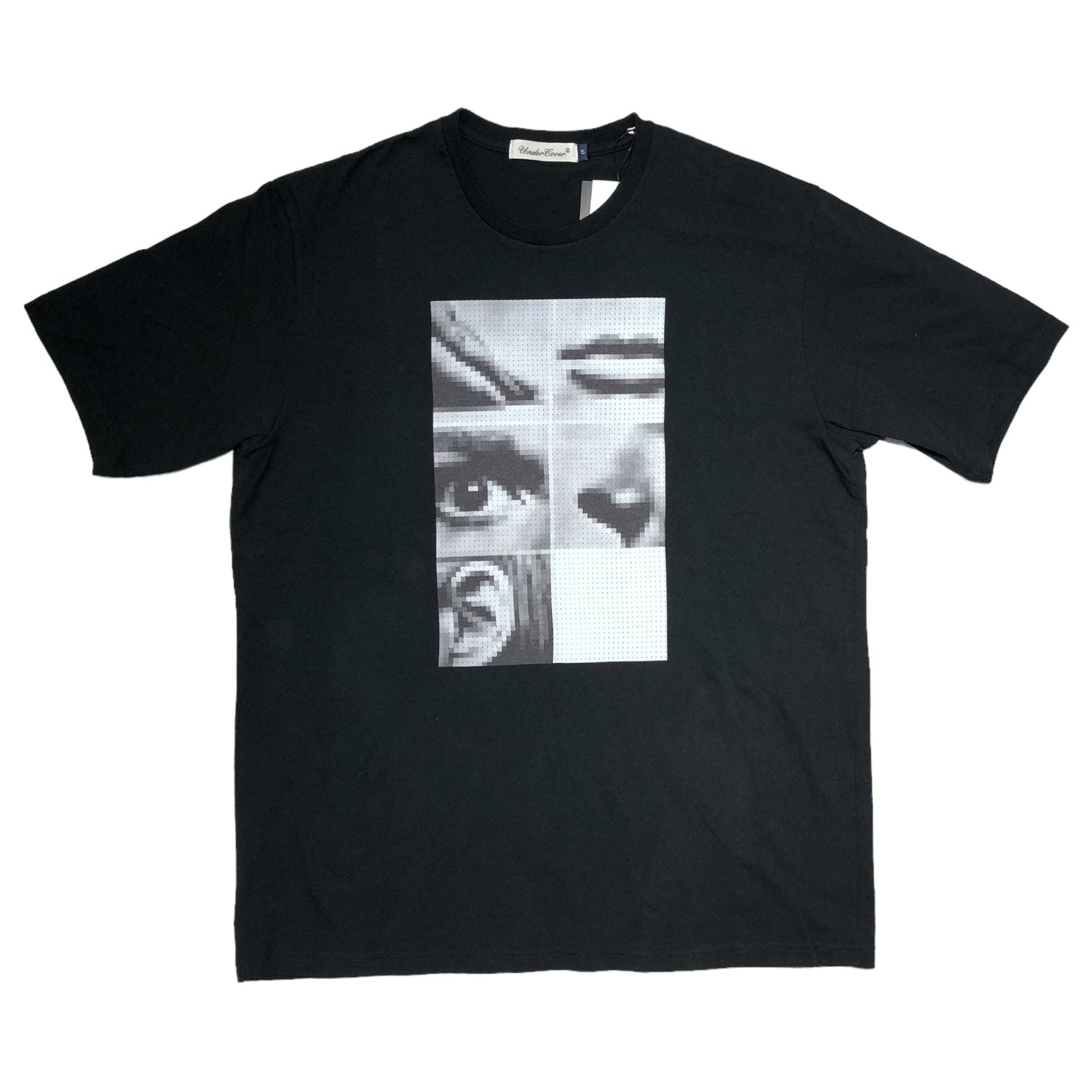 UNDERCOVER(アンダーカバー) LARMS 2 S/S TEE モザイク グラフィック 半袖 Tシャツ UCW3809 5(XL程度) ブラック THE NEW WARRIORS