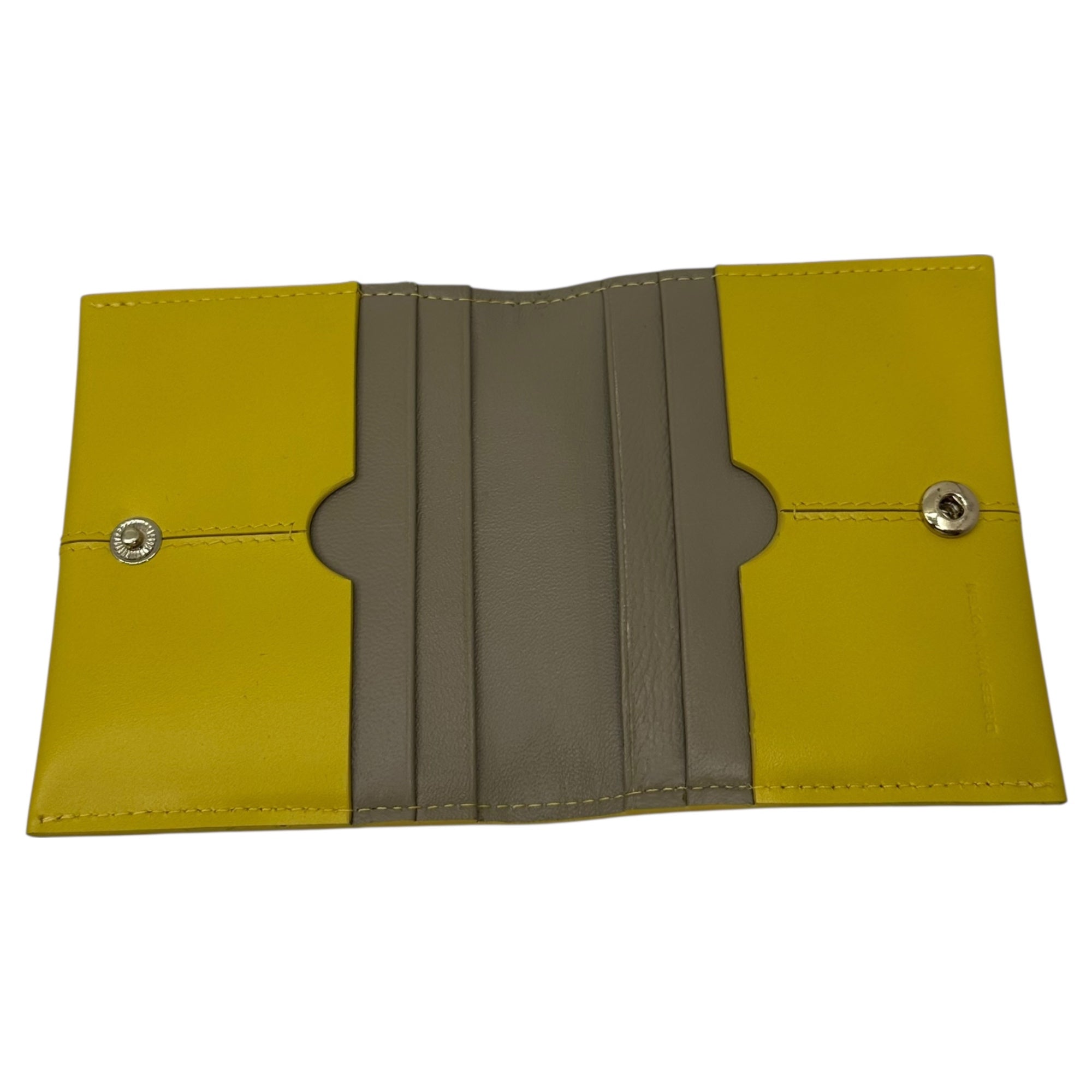 DRIES VAN NOTEN(ドリスヴァンノッテン) W.L.C.CASE 二つ折り カードケース 232-012103-105-202 ONE イエロー 財布 ウェレット 箱付