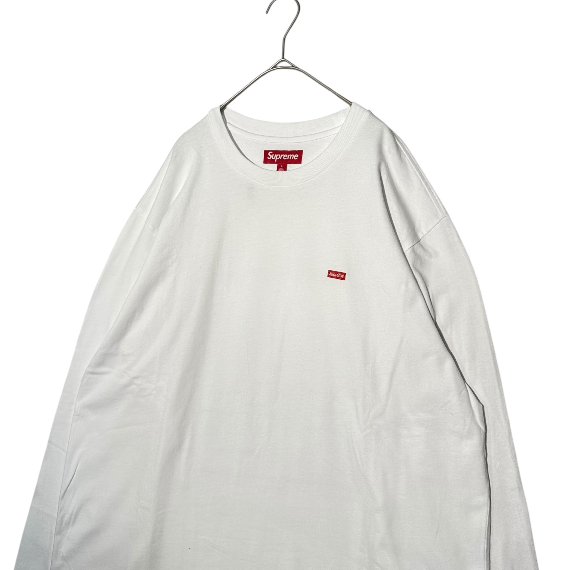 SUPREME(シュプリーム) 25SS Small Box L/S Tee スモール ボックスロゴ 長袖 Tシャツ ロンT L ホワイト×レッド