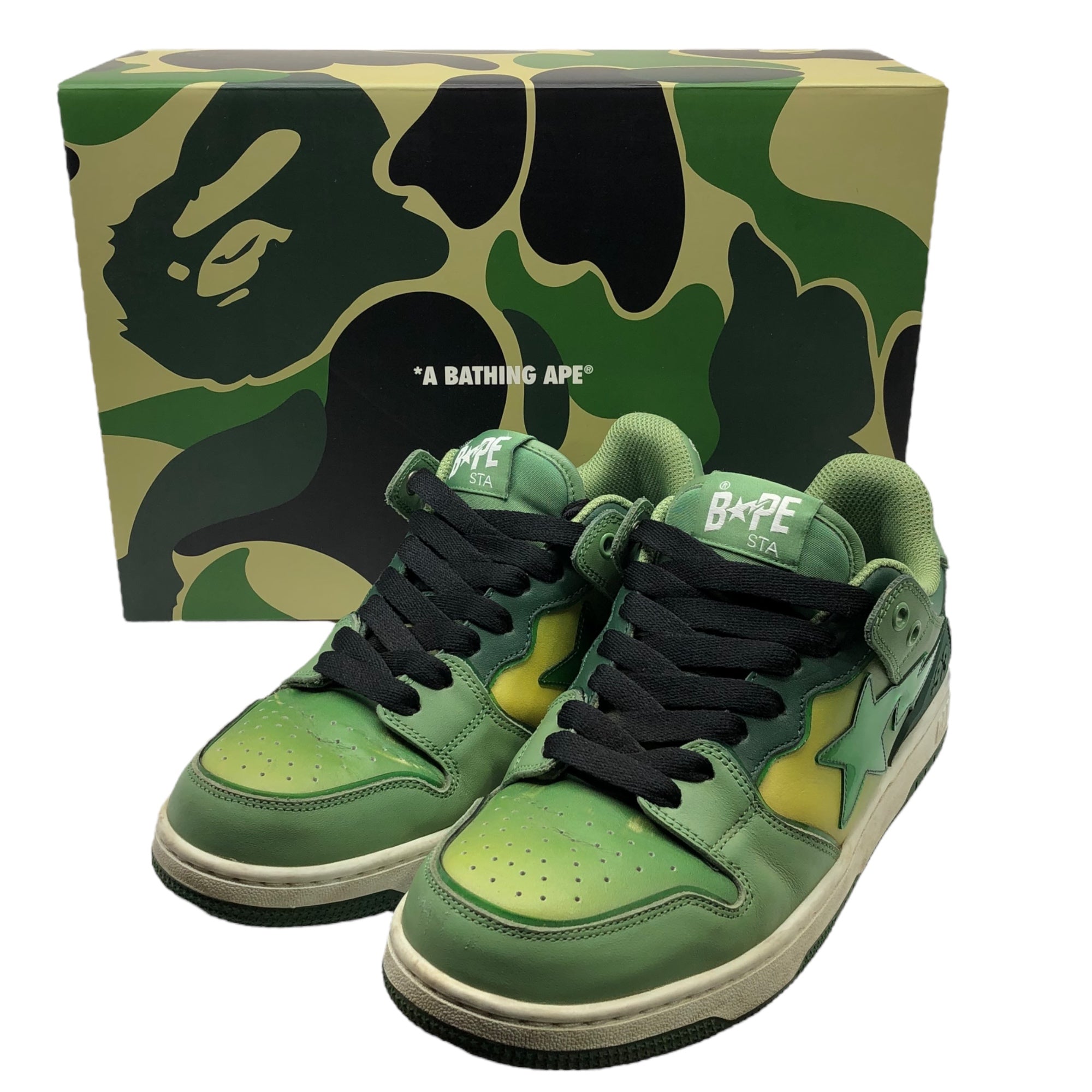 A BATHING APE(アベイシングエイプ) BAPE SK8 STA #5 'GREEN GRADIENT' ベイプ スケート スタ