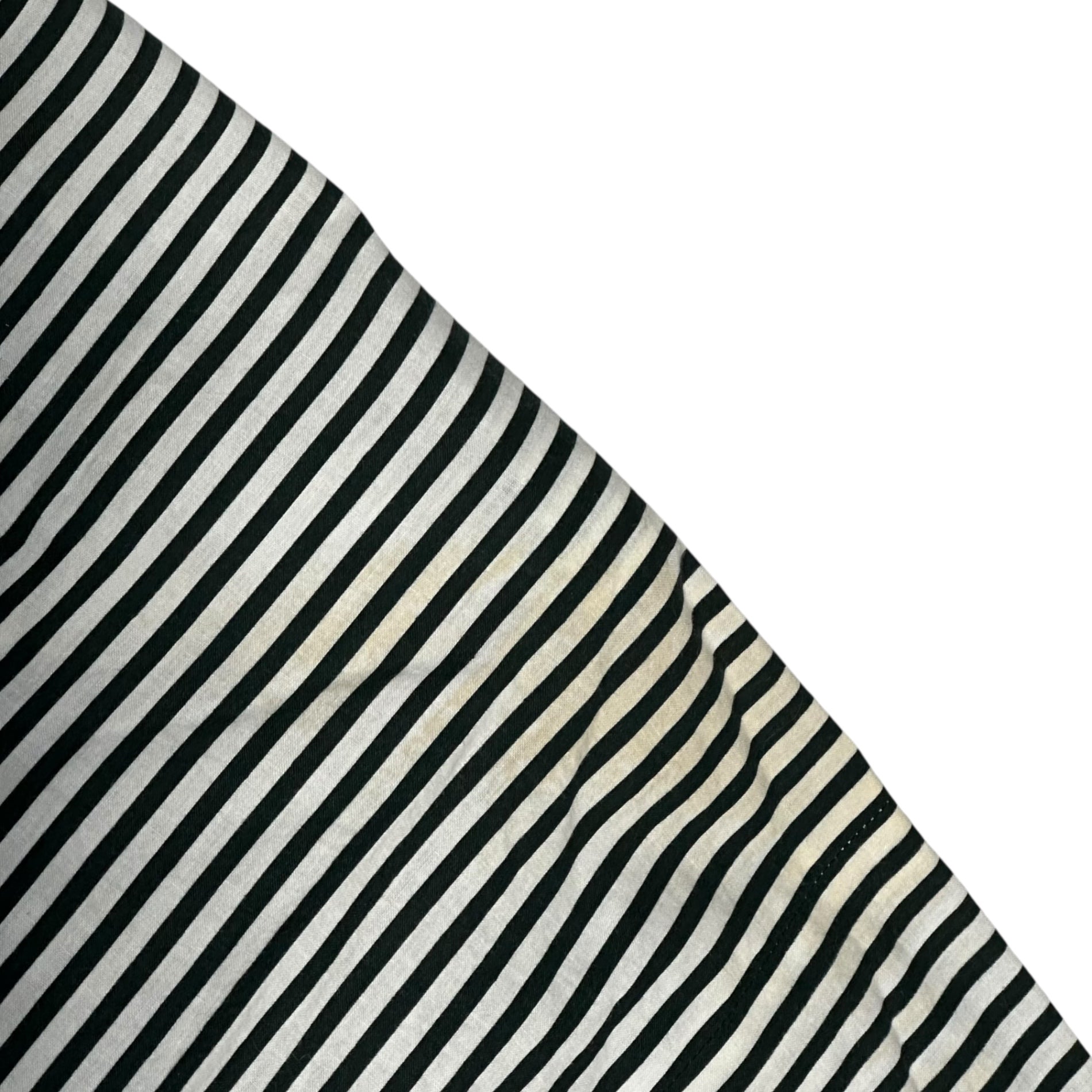 COMME des GARCONS(コムデギャルソン) 70~80's Cotton Collarless Striped Dress 70~80年代 コットン ノーカラー ストライプ ワンピース FREE ホワイト×ネイビー 川久保玲 本人期 アーカイブ