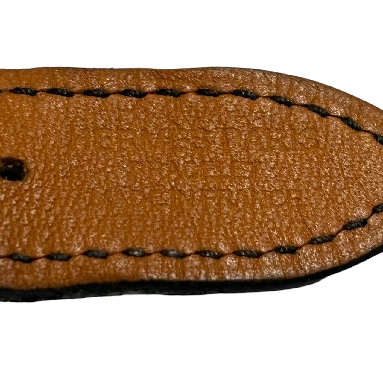 HERMES(エルメス) Apple watch ヴォースウィフト ドゥブルトゥール グルメット メタル 38mm~41mm対応 ブラック×シルバー U刻印 シルバー金具 アップルウォッチ用 チェーンベルト 腕時計