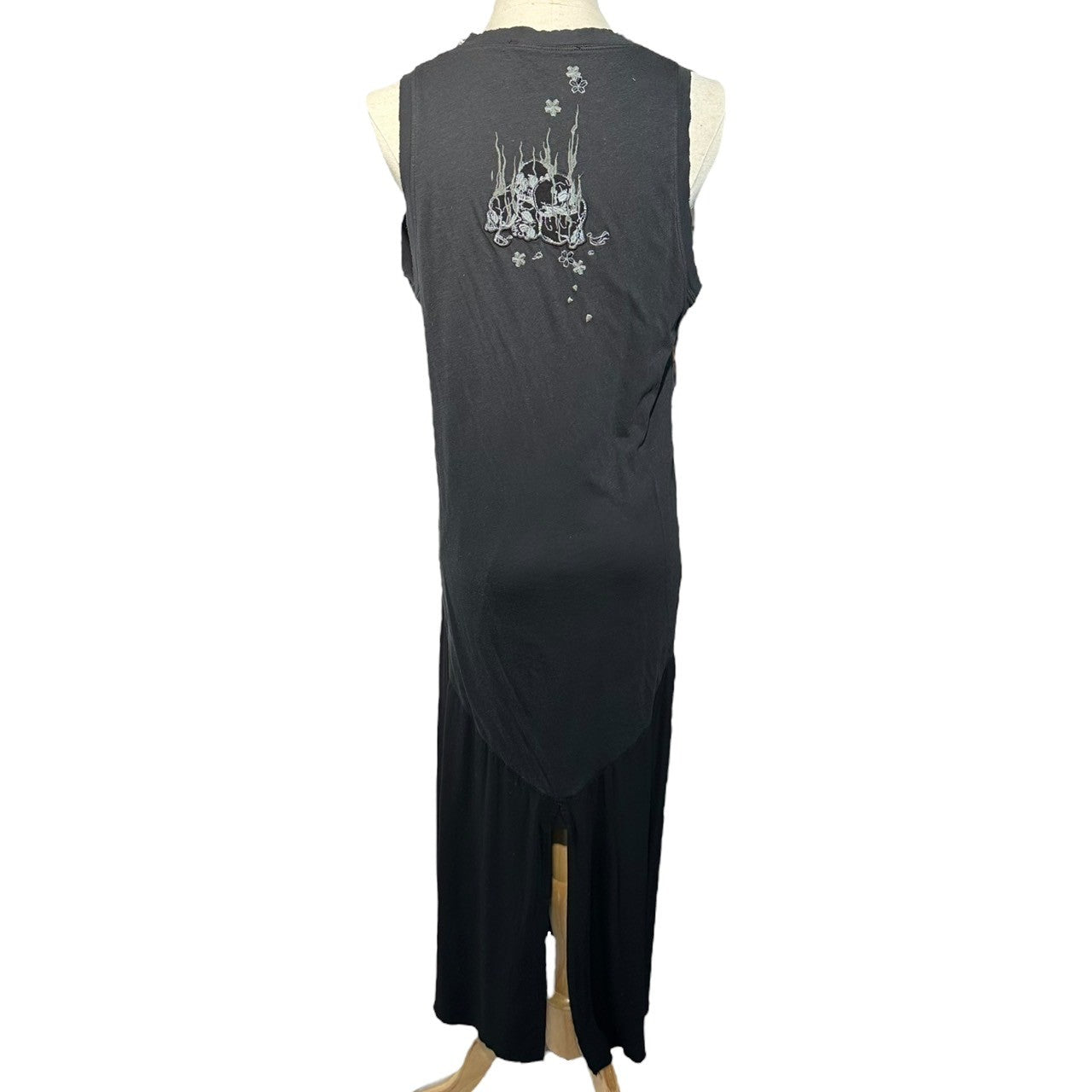 DIESEL(ディーゼル) Sleeveless dress with hook embellishment design フック 装飾 デザイン ノースリーブ ワンピース A62226170 M ブラック