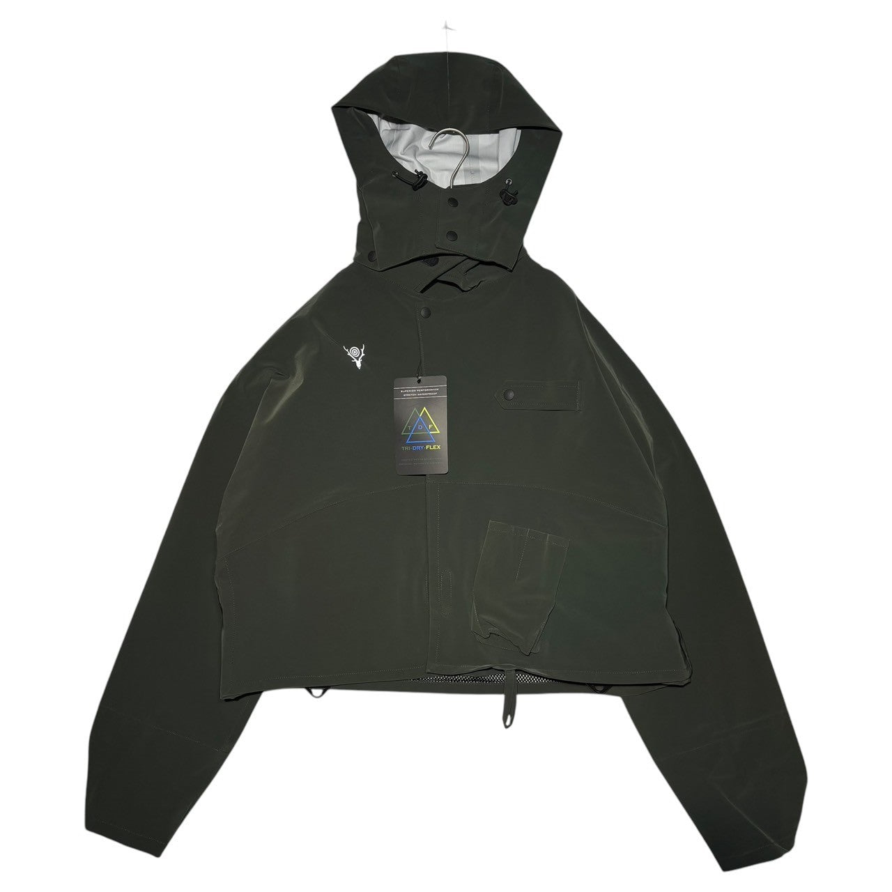 South2 West8 S2W8(サウス2ウエスト8) RIVER WALKER STRETCH FISHING JACKET リバーウォーカー ストレッチ フィッシング ジャケット L グリーン マウンテンパーカー