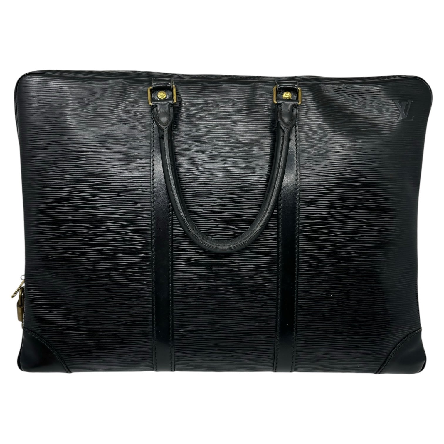 LOUIS VUITTON(ルイヴィトン) Porte Document Voyage ポルト・ドキュマン・ヴォワヤージュ エピ ノアール M54472 ブラック VI0939 ビジネスバッグ ブリーフケース