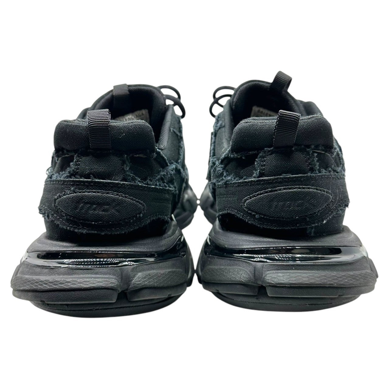 BALENCIAGA(バレンシアガ) Track Destroyed Canvas デストロイ キャンバス トラック スニーカー 542023 29cm ブラック 箱付