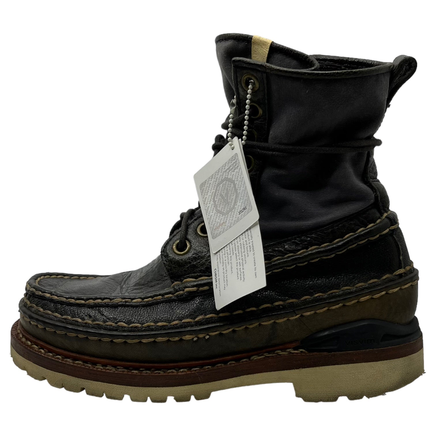 VISVIM(ビズビム/ヴィズヴィム) 12AW F.I.L限定 GRIZZLY BOOTS MID-FOLK エフアイエル限定 グリズリー ブーツ ミッドフォーク 稀少限定品 0112202002010 M8(26.0~26.5cm) ネイビー 箱付