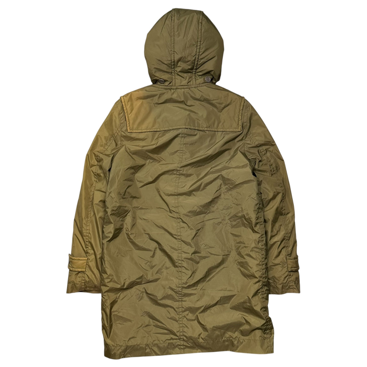 COMME des GARCONS SHIRT(コムデギャルソンシャツ) 2000's Nylon-Lined Duffle Coat ナイロン 中綿 ダッフルコート M カーキ 00s アーカイブ