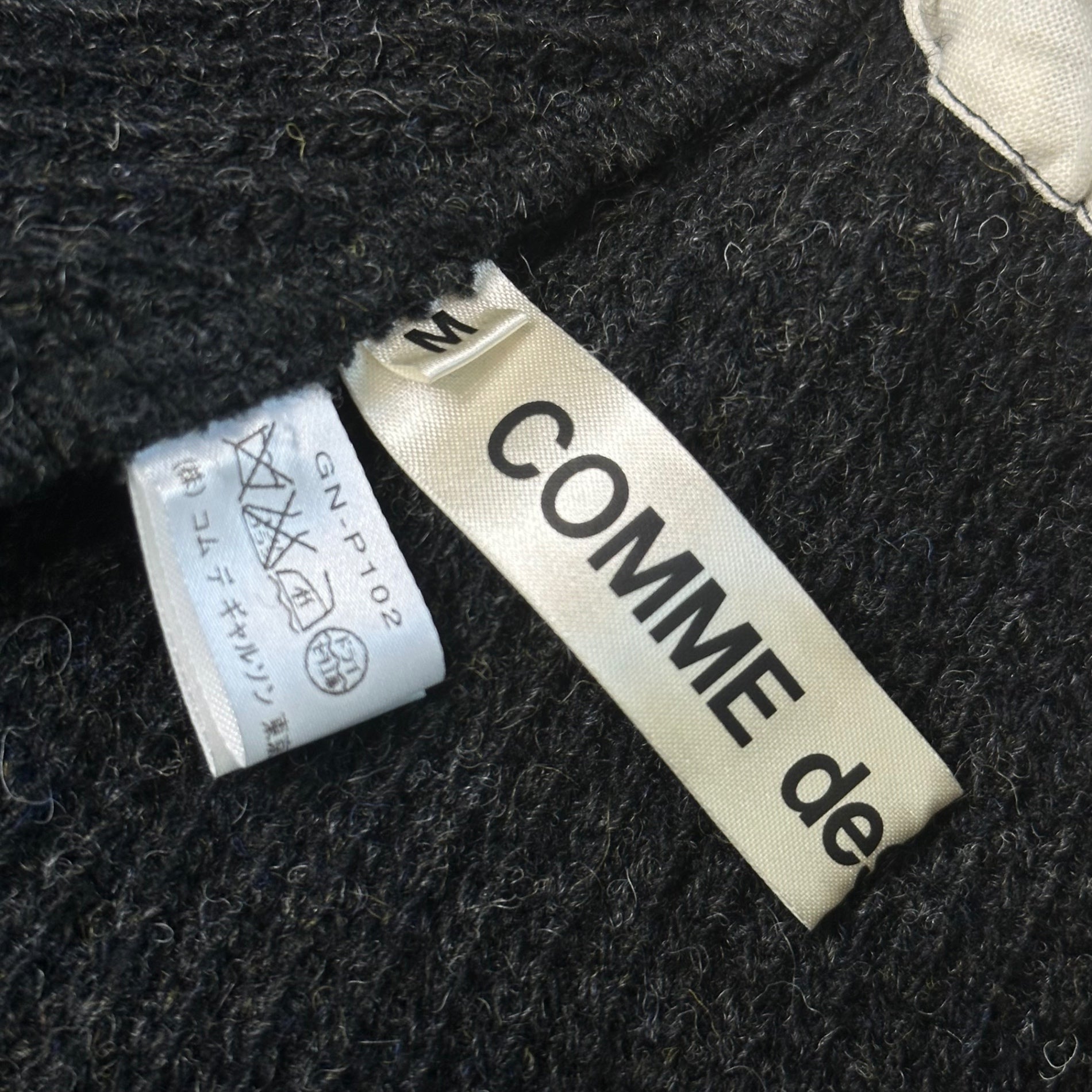 COMME des GARCONS(コムデギャルソン) Wool Easy Shorts ウール イージー ショート パンツ M チャコールグレー