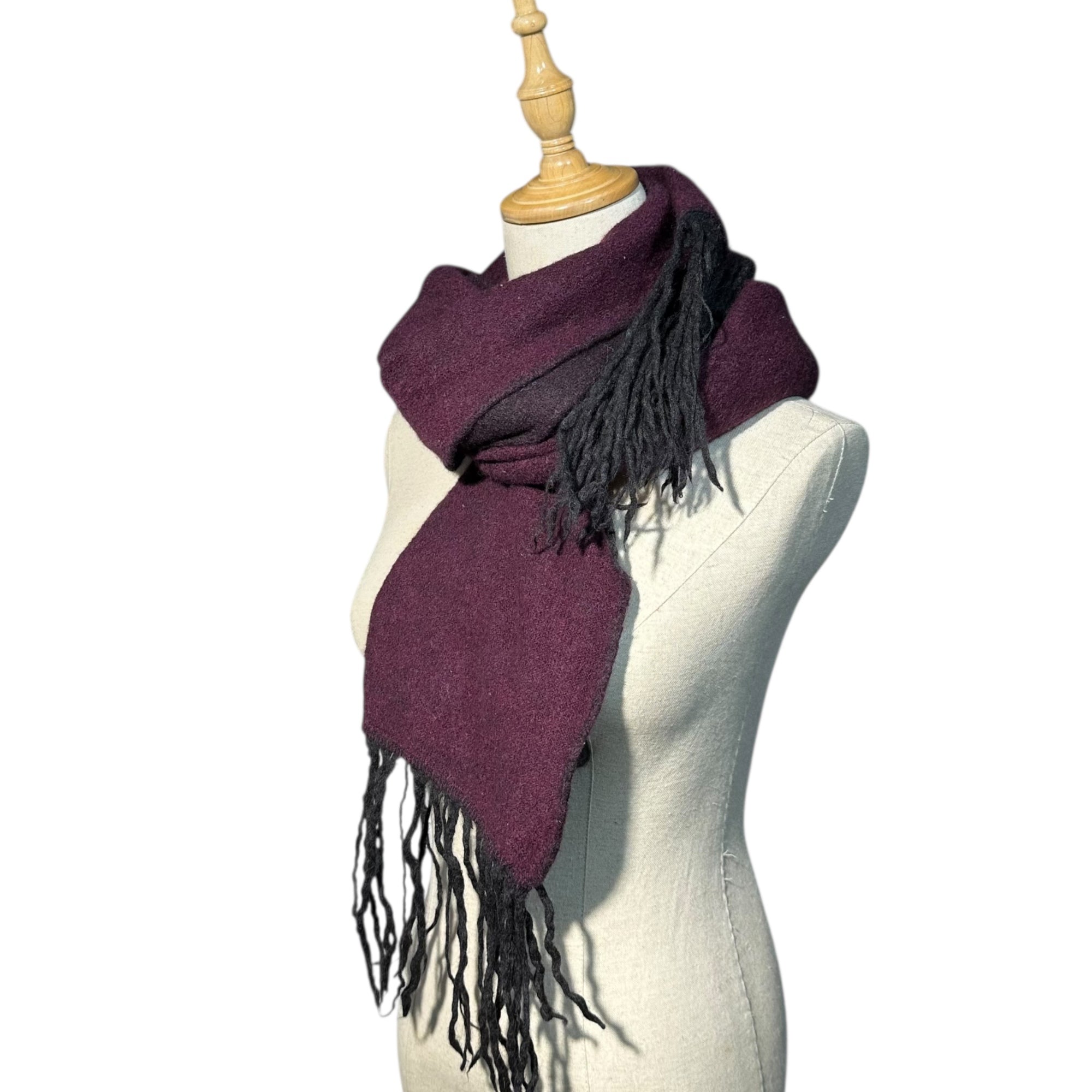FACTOTUM(ファクトタム) Wool Stole Scarf ウール ストール マフラー 0185617 パープル