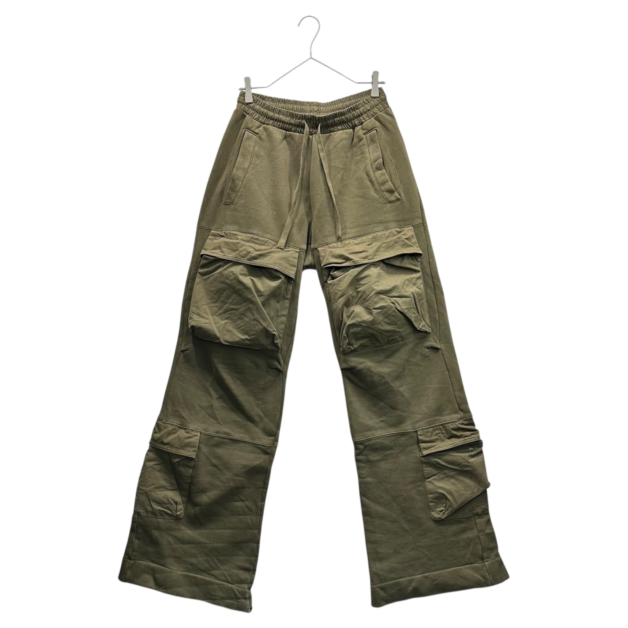 entire studios(エンタイアスタジオ) UTILITY SWEATS ユーティリティ スウェット パンツ E2341 S カーキ