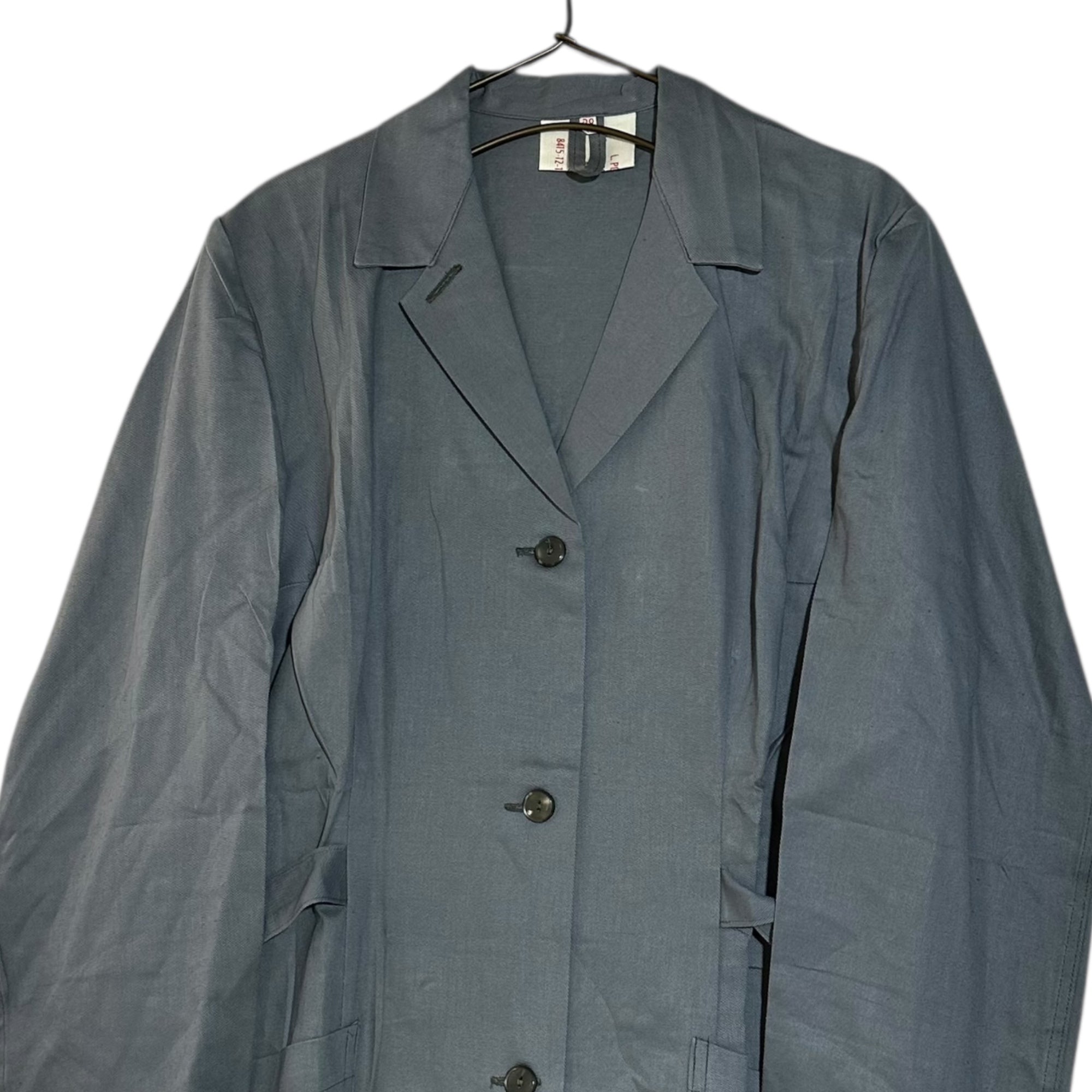 GERMANY MILITARY(ドイツ軍) 70’s Vintage medical dress coat ヴィンテージ メディカル ワンピース 38(S程度) グレー 70年代 EURO M デッドストック コート