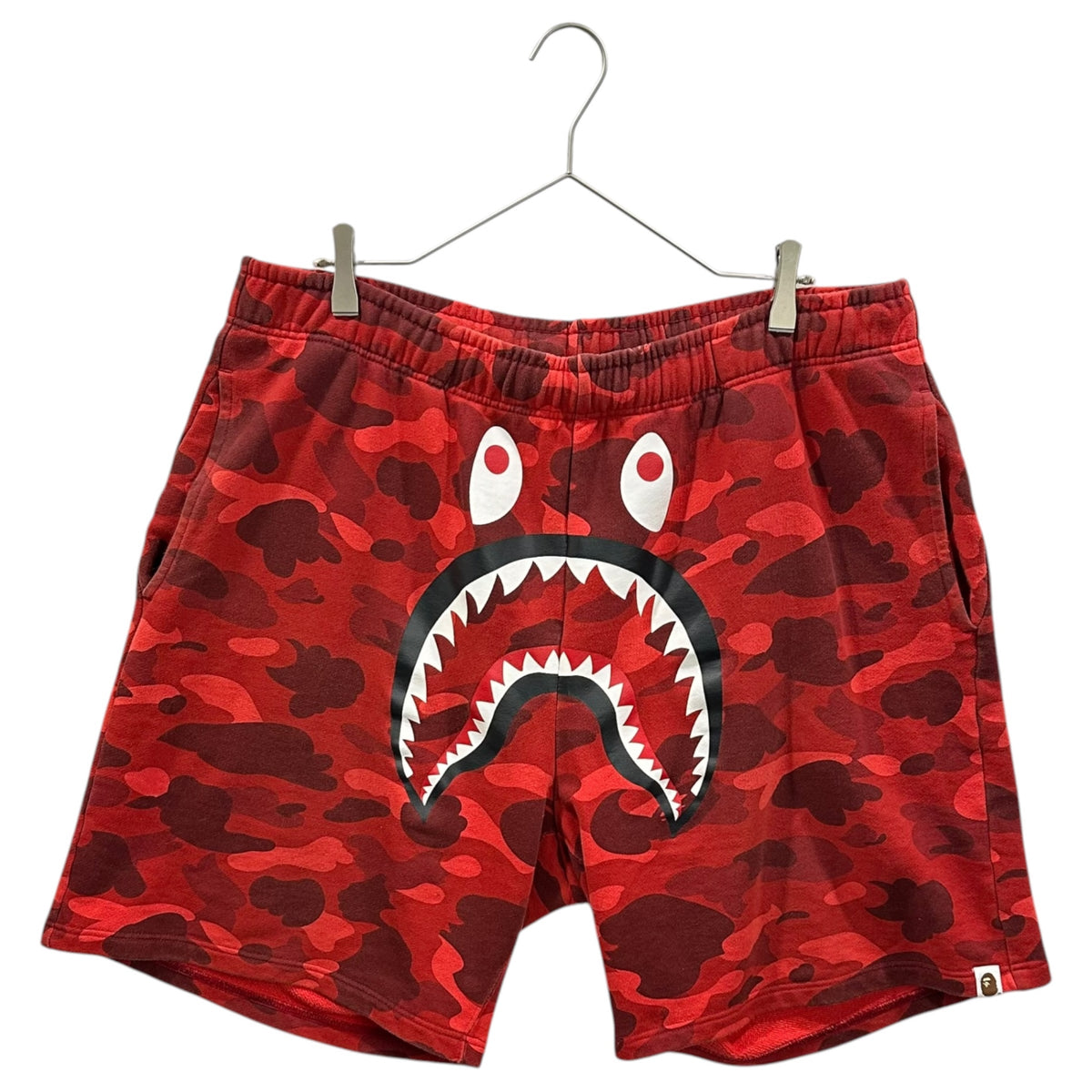 A BATHING APE(アベイシングエイプ) CAMO SHARK SWEAT SHORTS カモ 