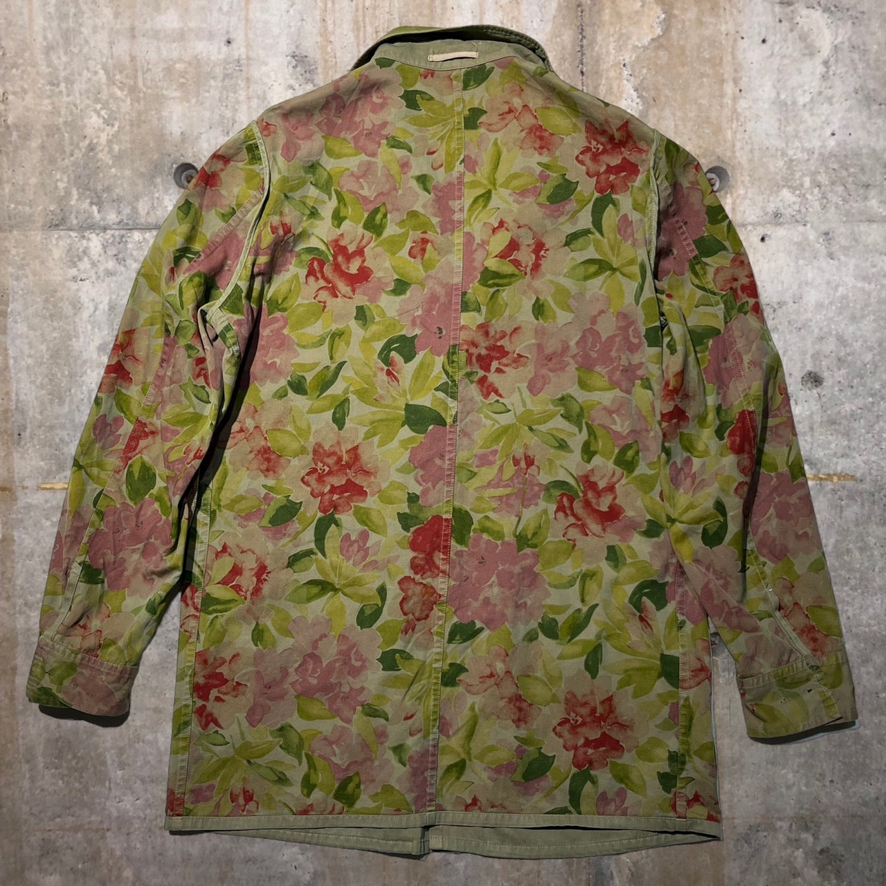 COMME des GARCONS HOMME(コムデギャルソンオム) 02SSタマムシカラーハーフモッズコート HE-J086 M カーキ AD2001 田中オム