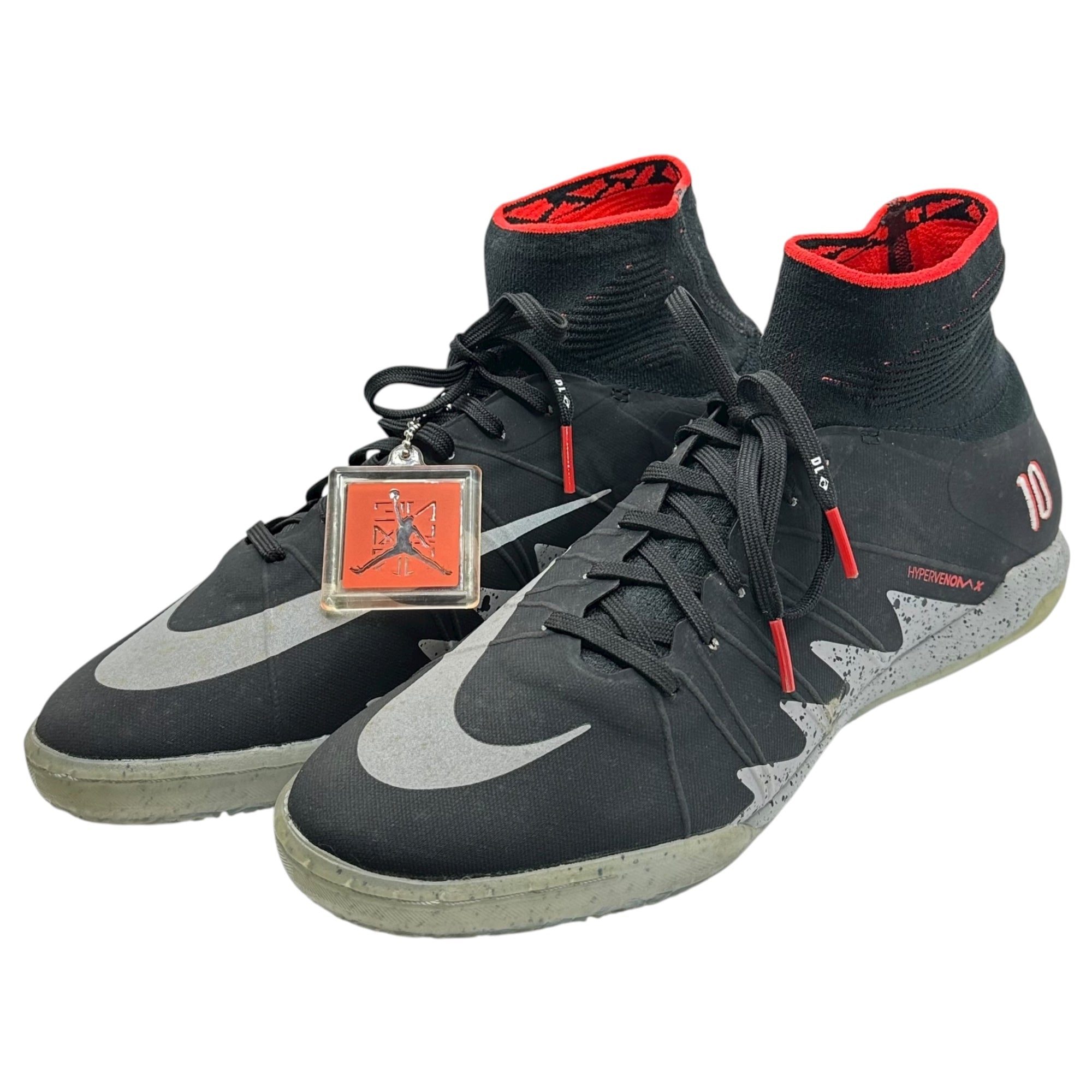 NIKE(ナイキ) HYPERVENOMX PROXIMO NJR IC ハイパーヴェノム プロキシモ ジョーダン ネイマール 820118-006 27.5cm ブラック×グレー スニーカー