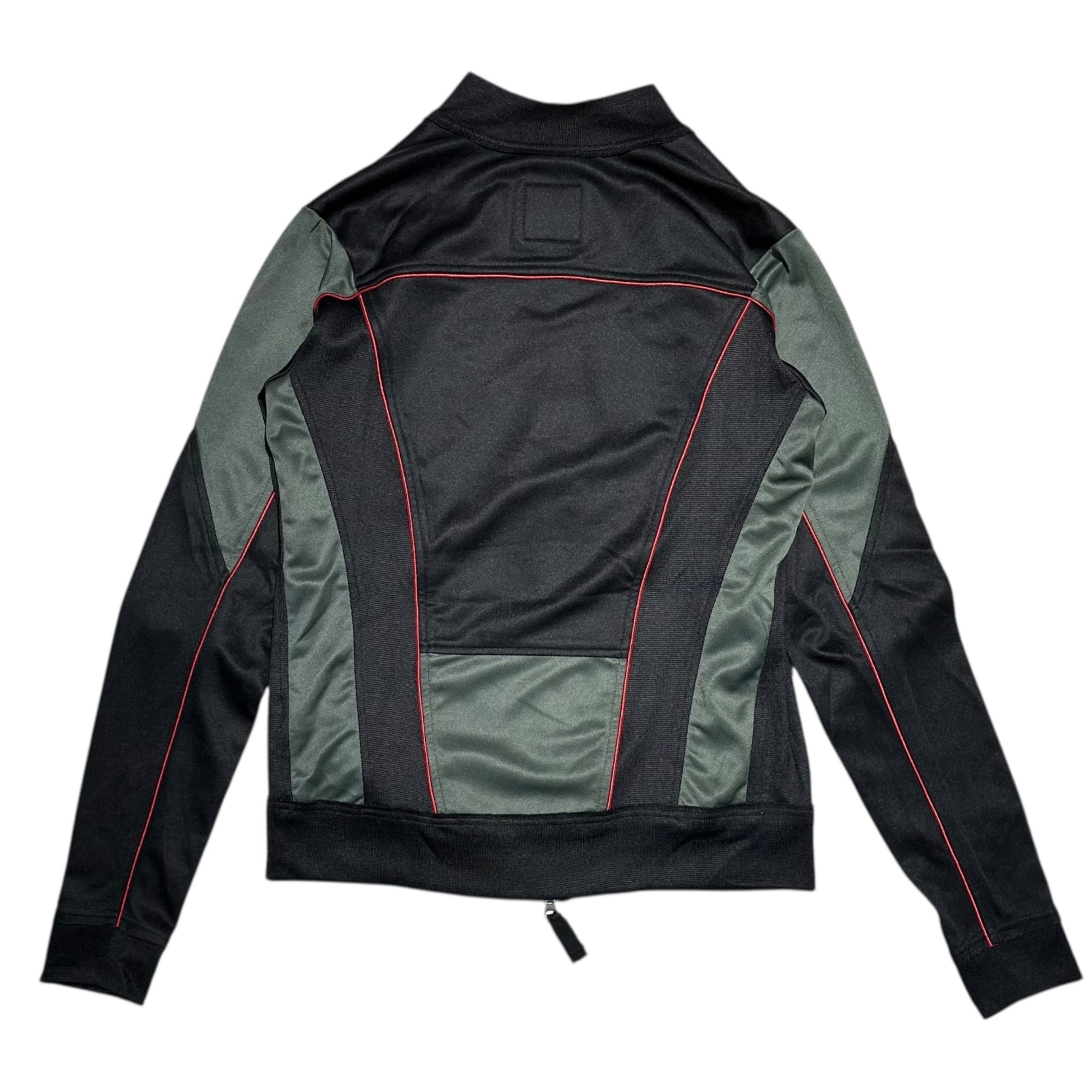 MARITHE FRANCOIS GIRBAUD(マリテフランソワジルボー) 00's Logo Emblem Truck Jacket ロゴ エンブレム トラック ジャケット M5-6811 L ブラック Y2K