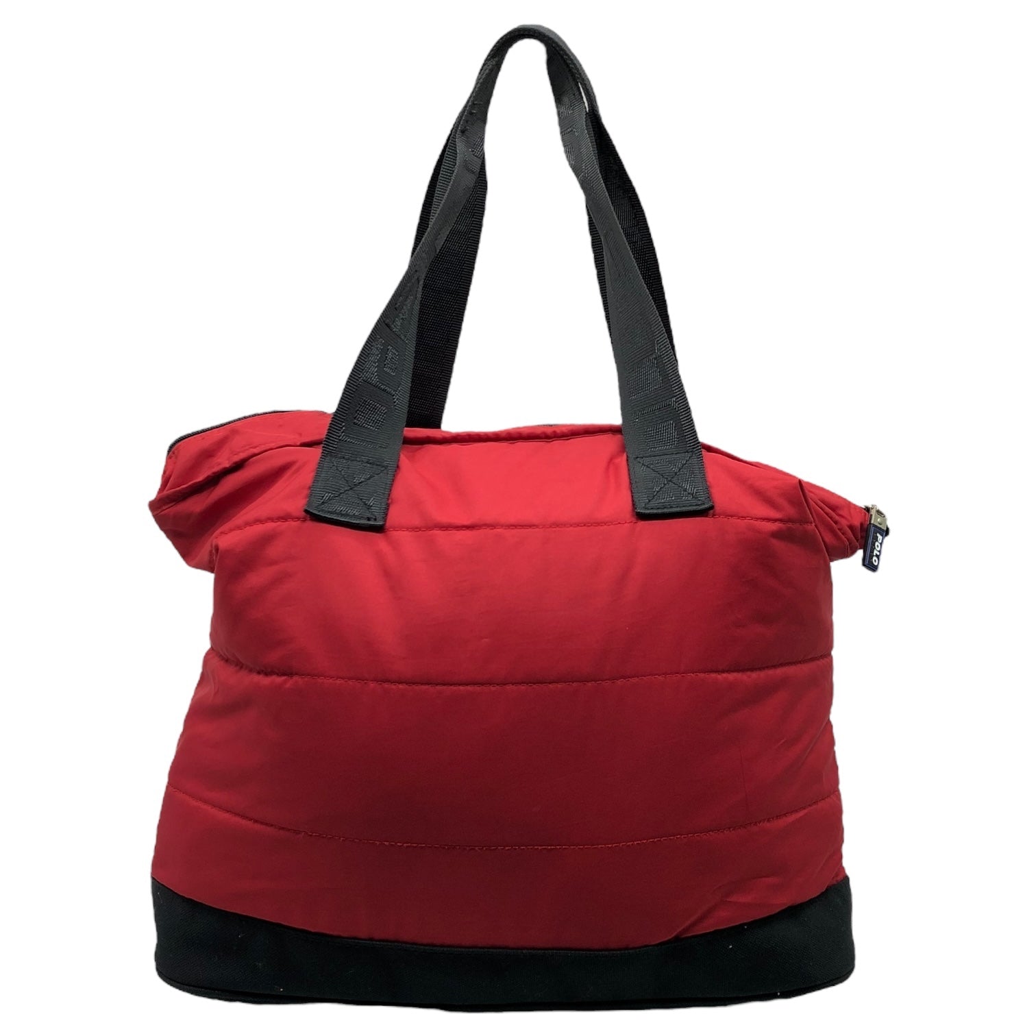 POLO SPORT(ポロスポーツ) OLD LOGO TOTE BAG オールド ロゴ トートバッグ レッド×ブラック