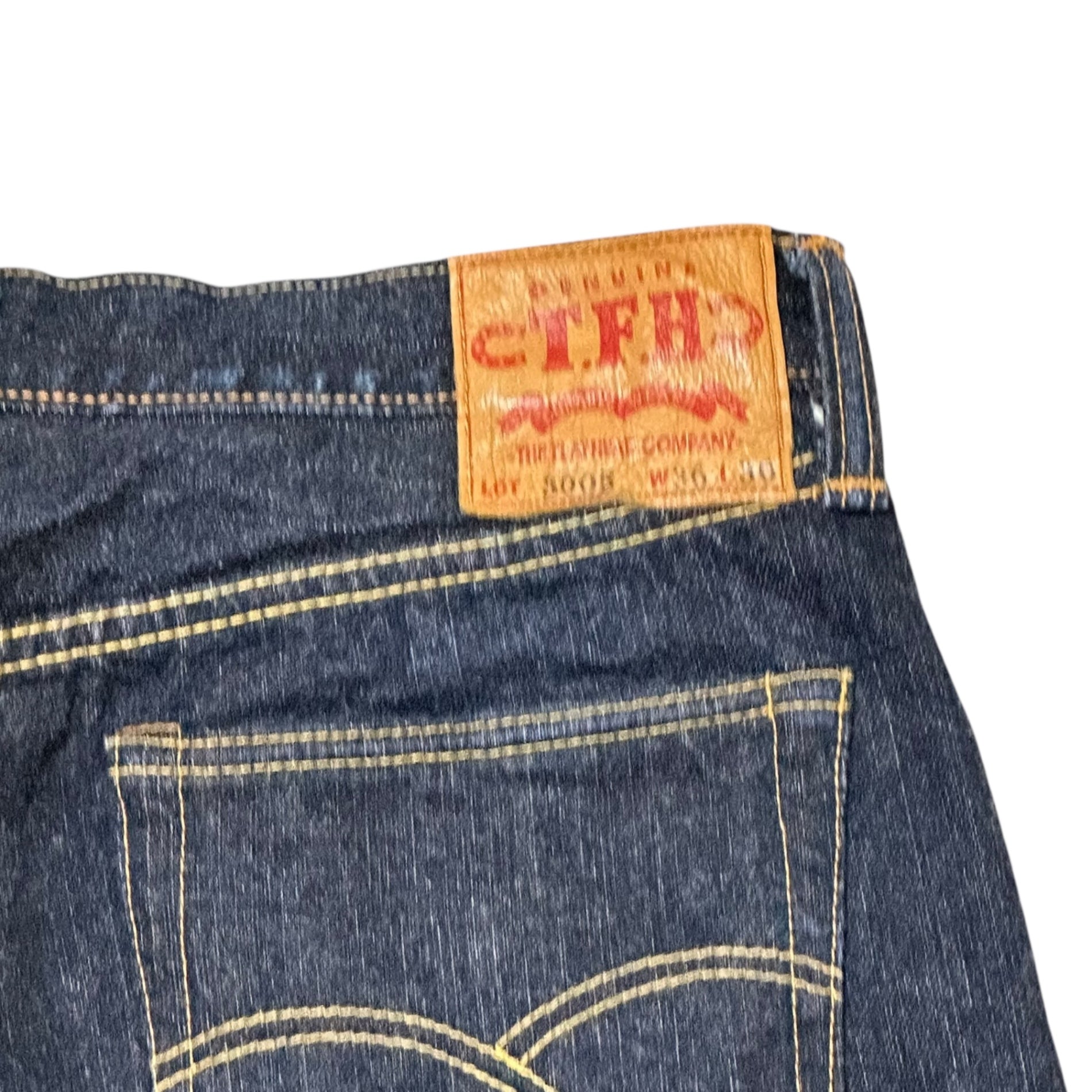 THE FLAT HEAD(ザフラットヘッド) 14.5oz Selvage Straight Denim Pants セルビッチ ストレート デニム パンツ 3006 36 インディゴ