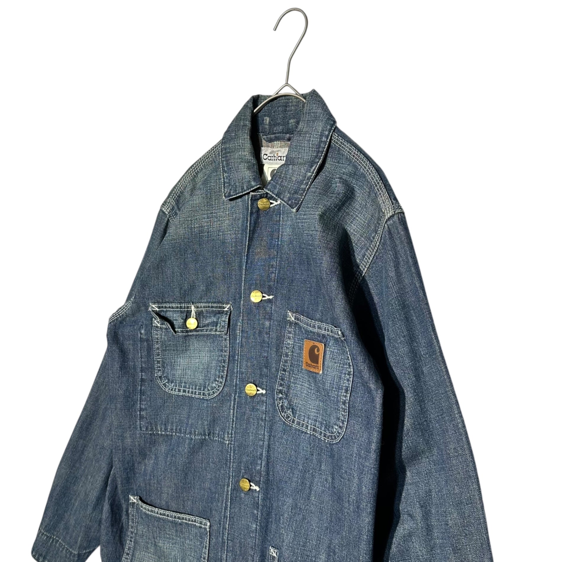 carhartt(カーハート) 00's Denim Coverall Jacket 2000年代 デニム カバーオール ジャケット 00108 ACH-1550 E746-1809 M インディゴ